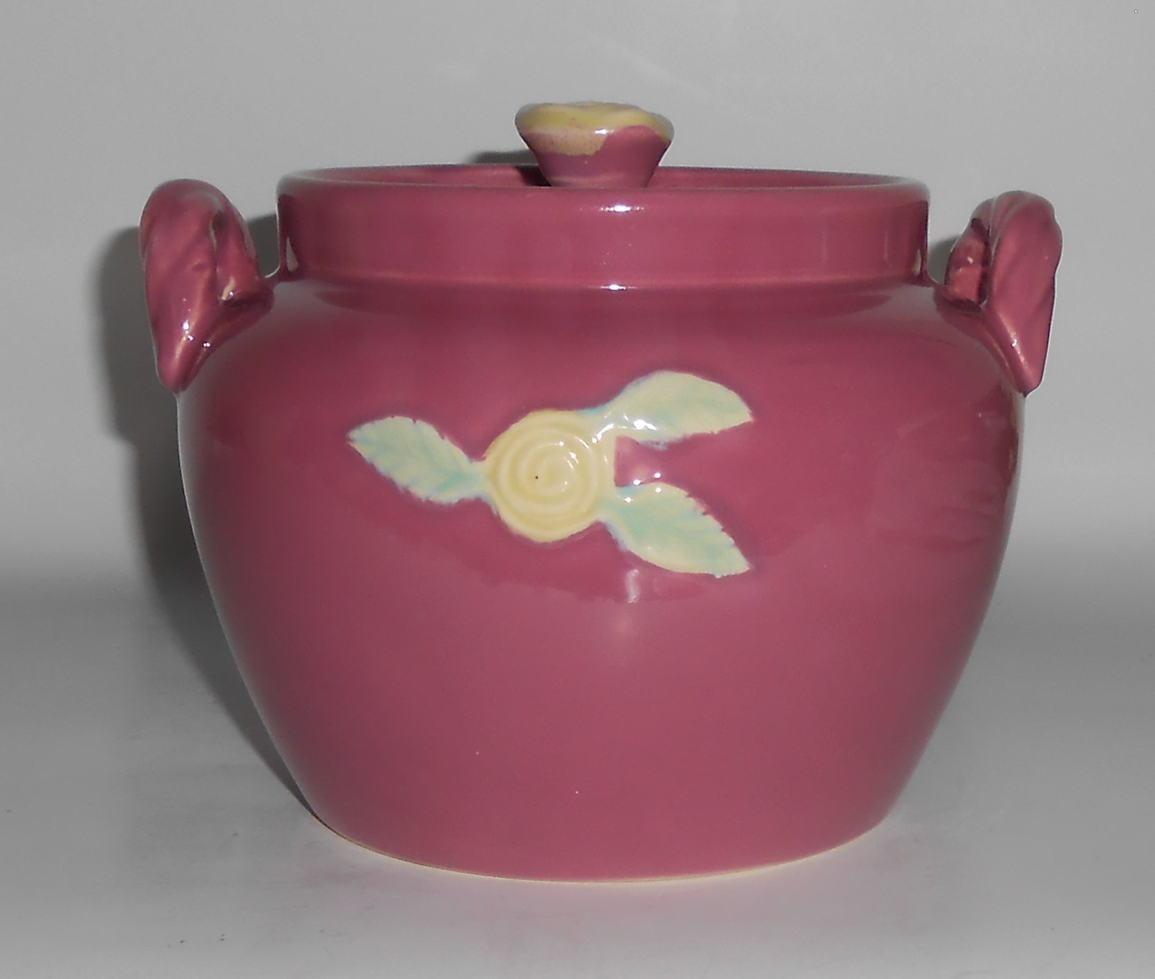 VINTAGE Coors Pottery Rosebud EARLY Rose Red Utility