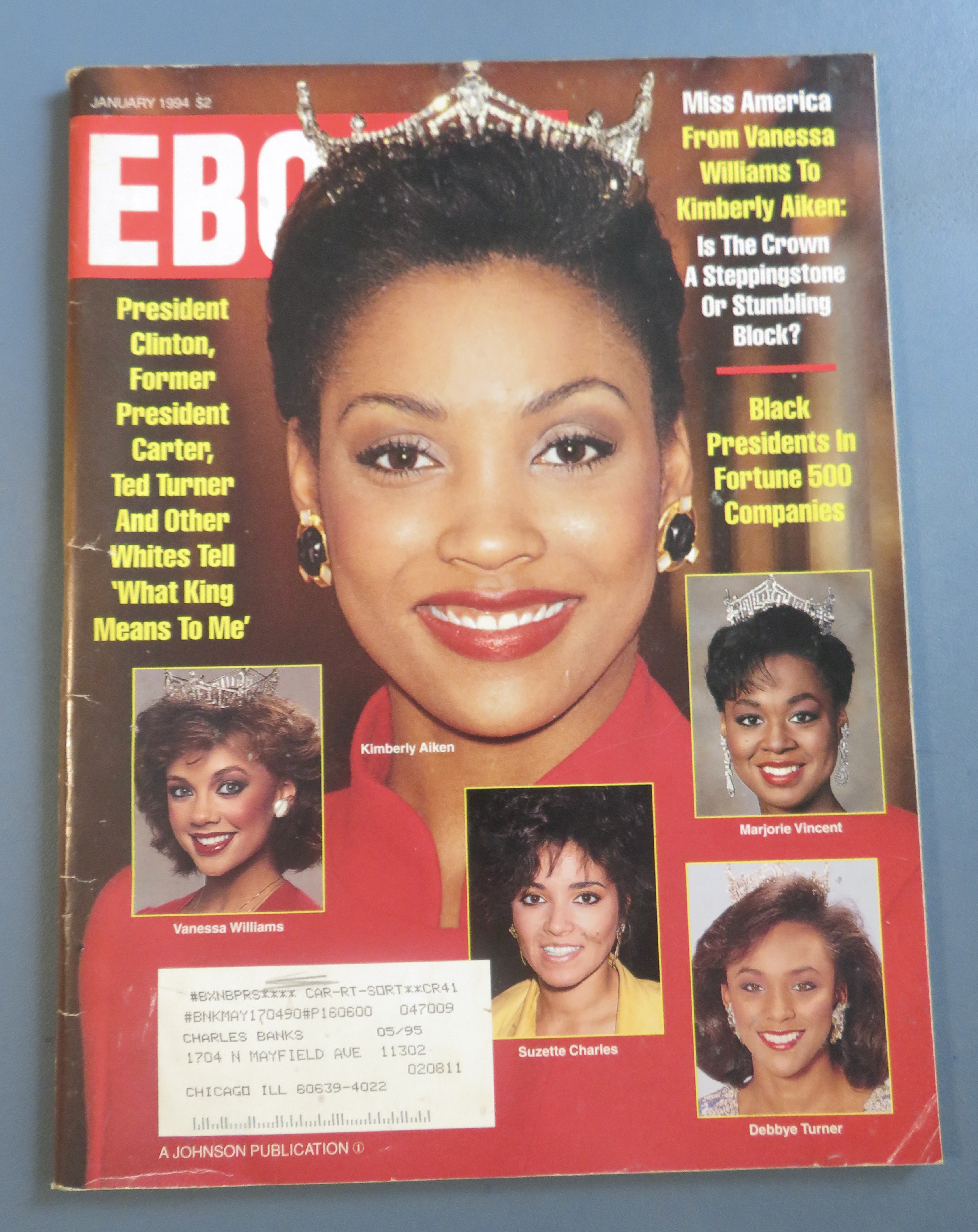 Ebony Magazine January 1994 Miss America