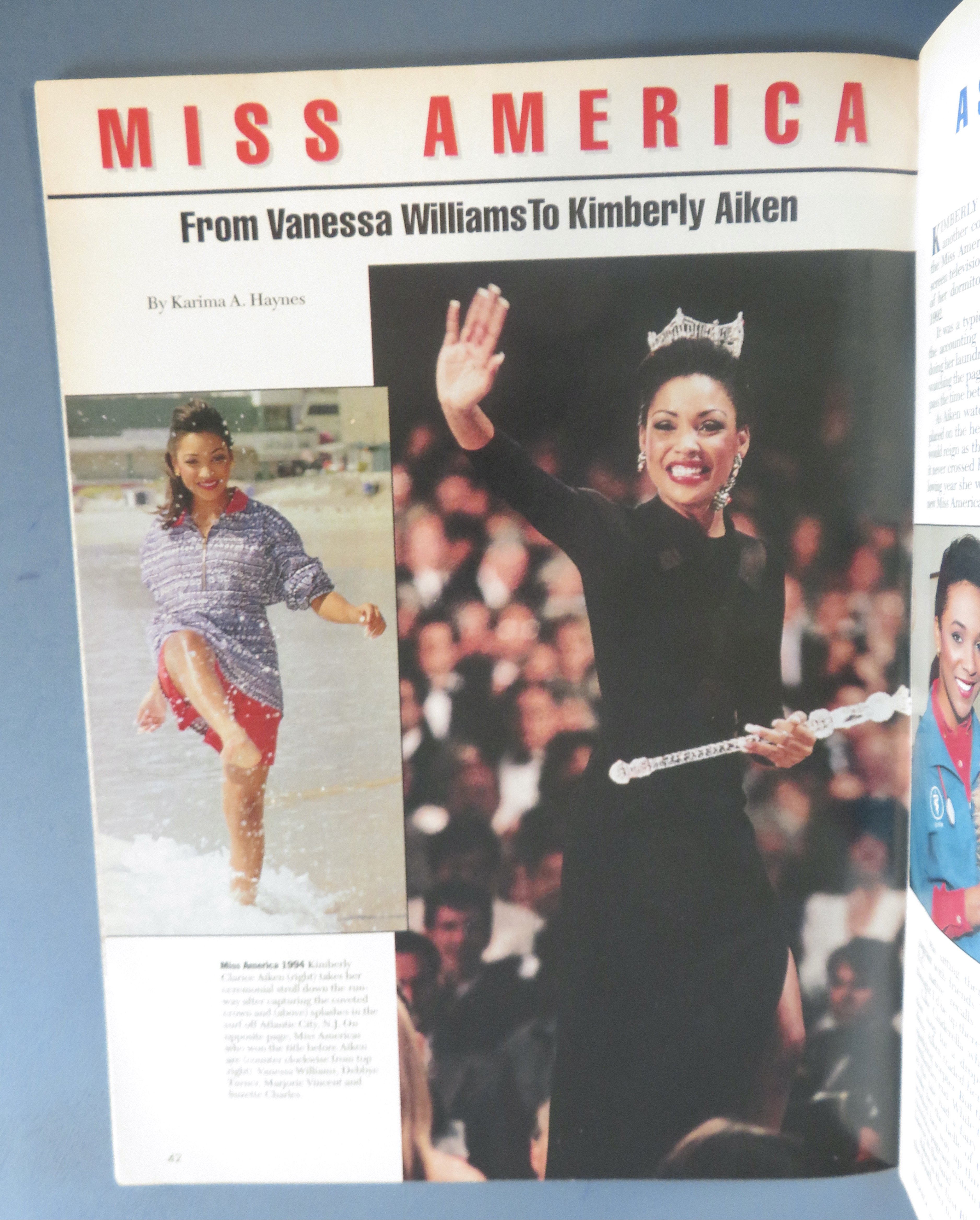 Ebony Magazine January 1994 Miss America