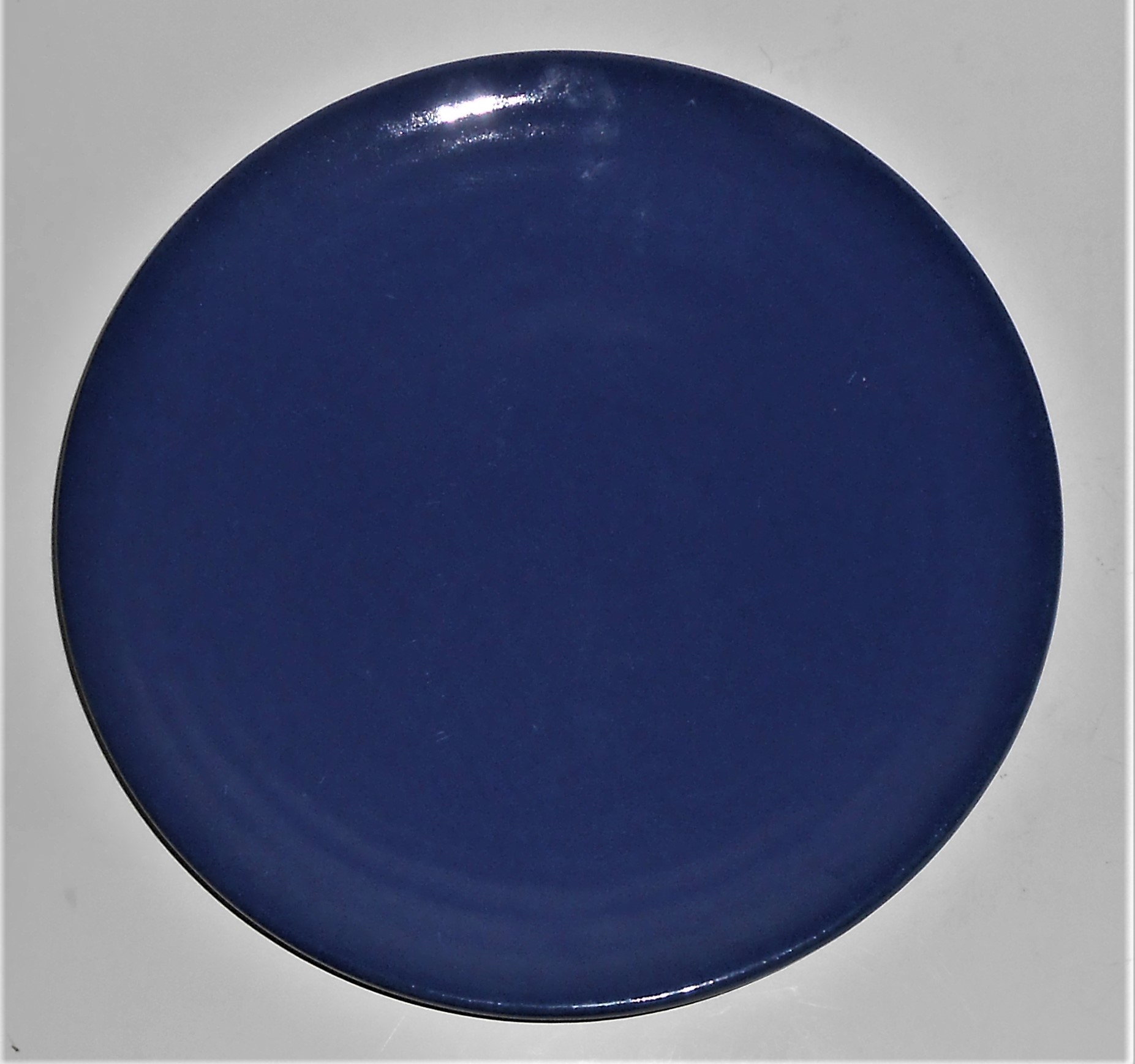 Bauer Pottery Ring Ware 1st Period Cobalt 9-3/8'' Plate