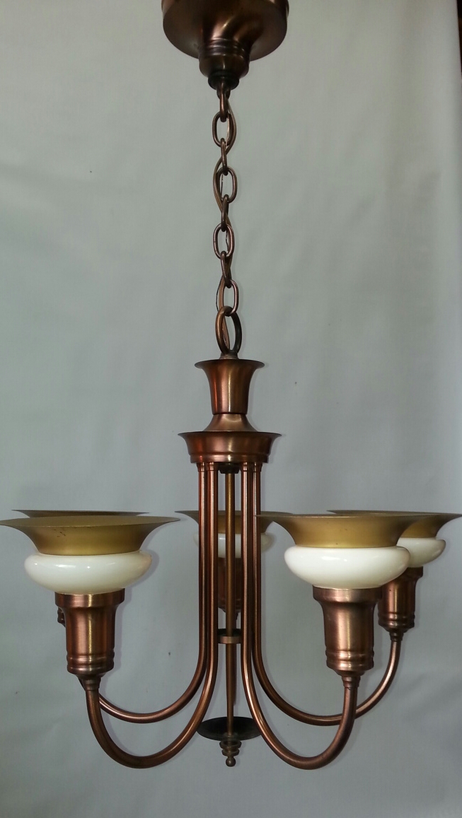 Pendant Light Circa 1940    #1098