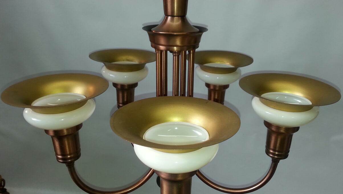 Pendant Light Circa 1940    #1098