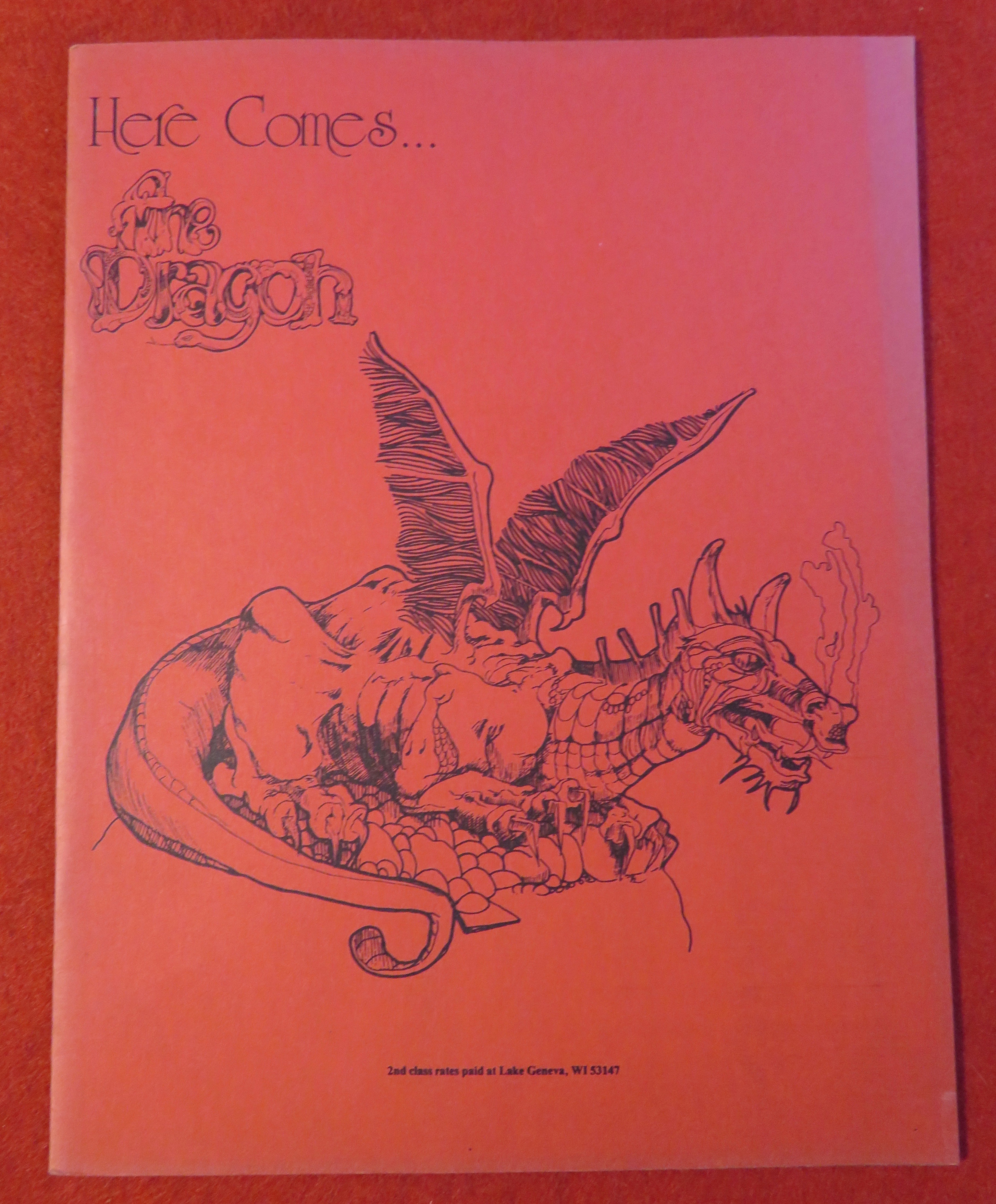 Here Comes The Dragon Magazine #16 July 1978