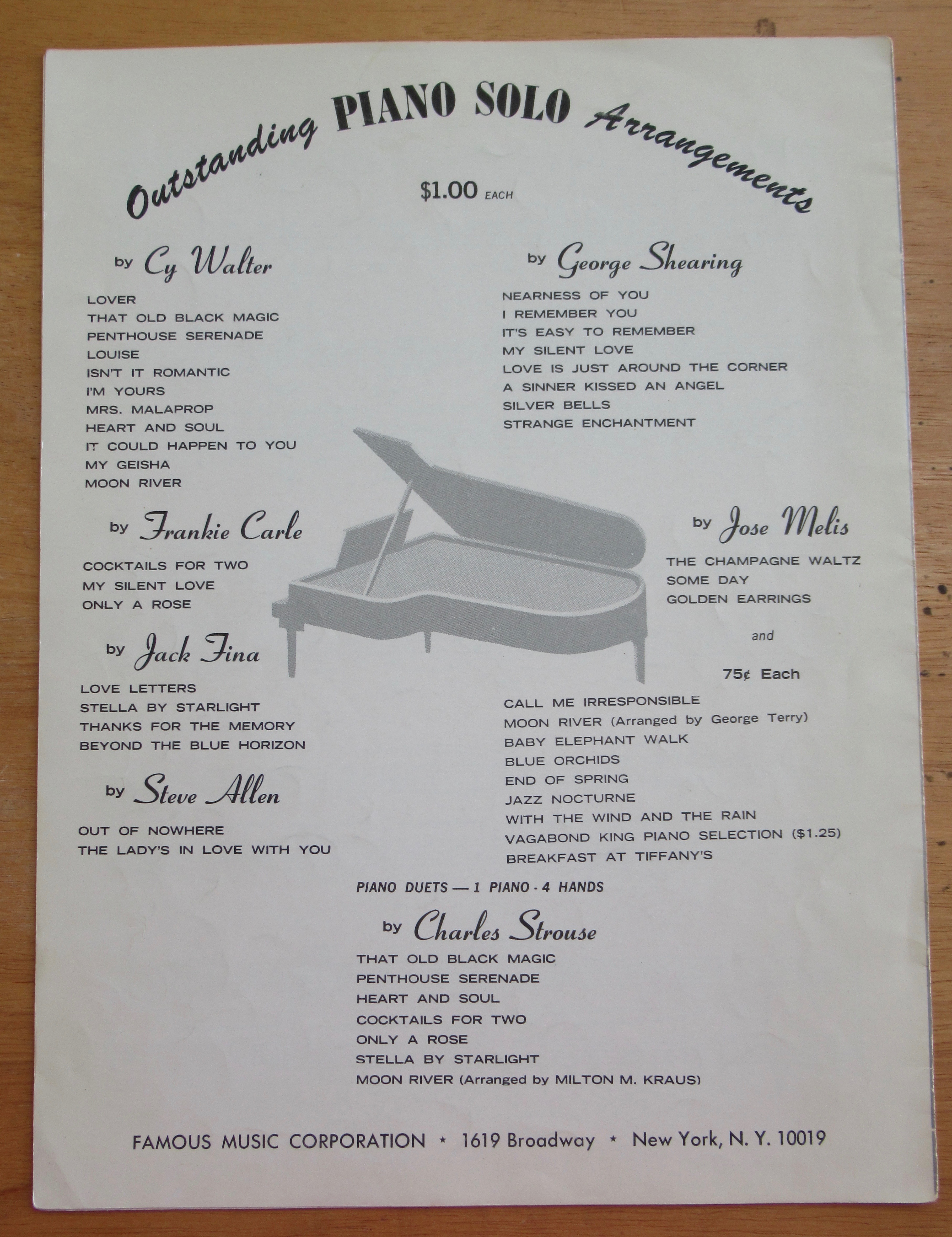 1957 Silver Bells Sheet Music