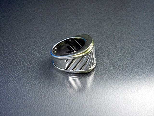 DAVID YURMAN 14K Gold Sterling Silver Ring