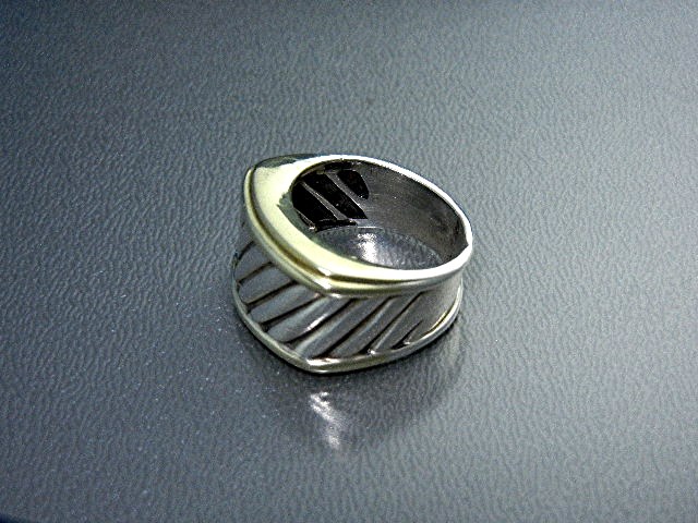 DAVID YURMAN 14K Gold Sterling Silver Ring