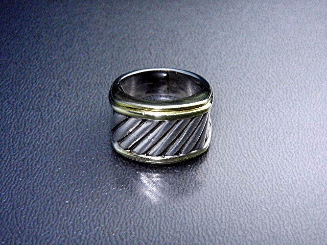 DAVID YURMAN 14K Gold Sterling Silver Ring