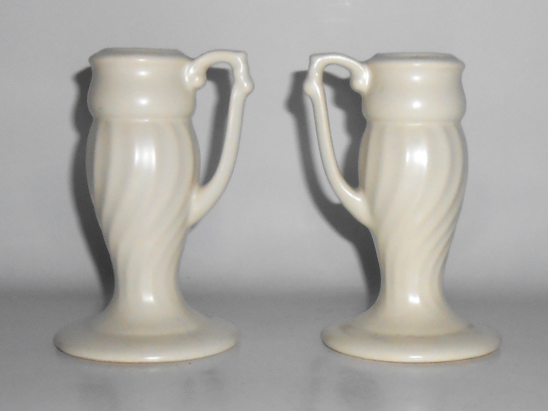 Metlox Pottery Poppy Trail Yorkshire X-30 Pair Candle H