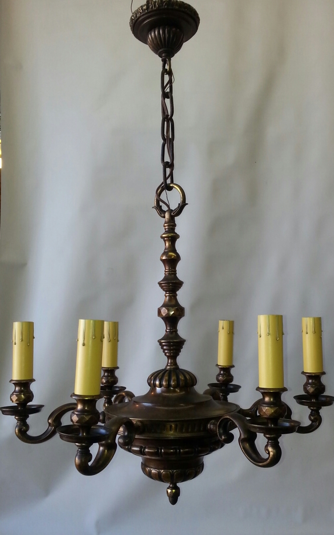 Heavy Bronze Hanging Light   #82