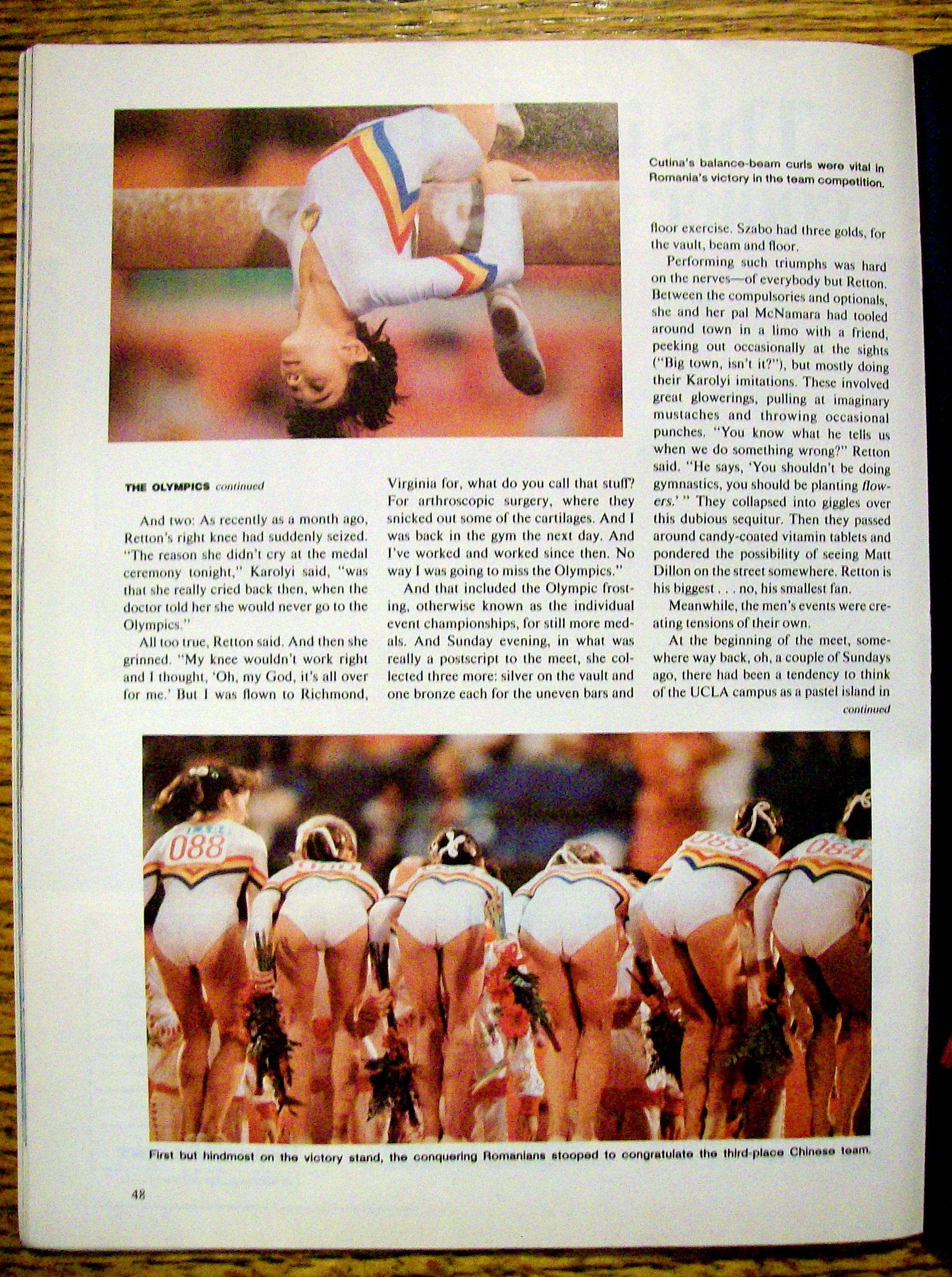 Sports Illustrated Magazine-August 13, 1984-Mary Lou