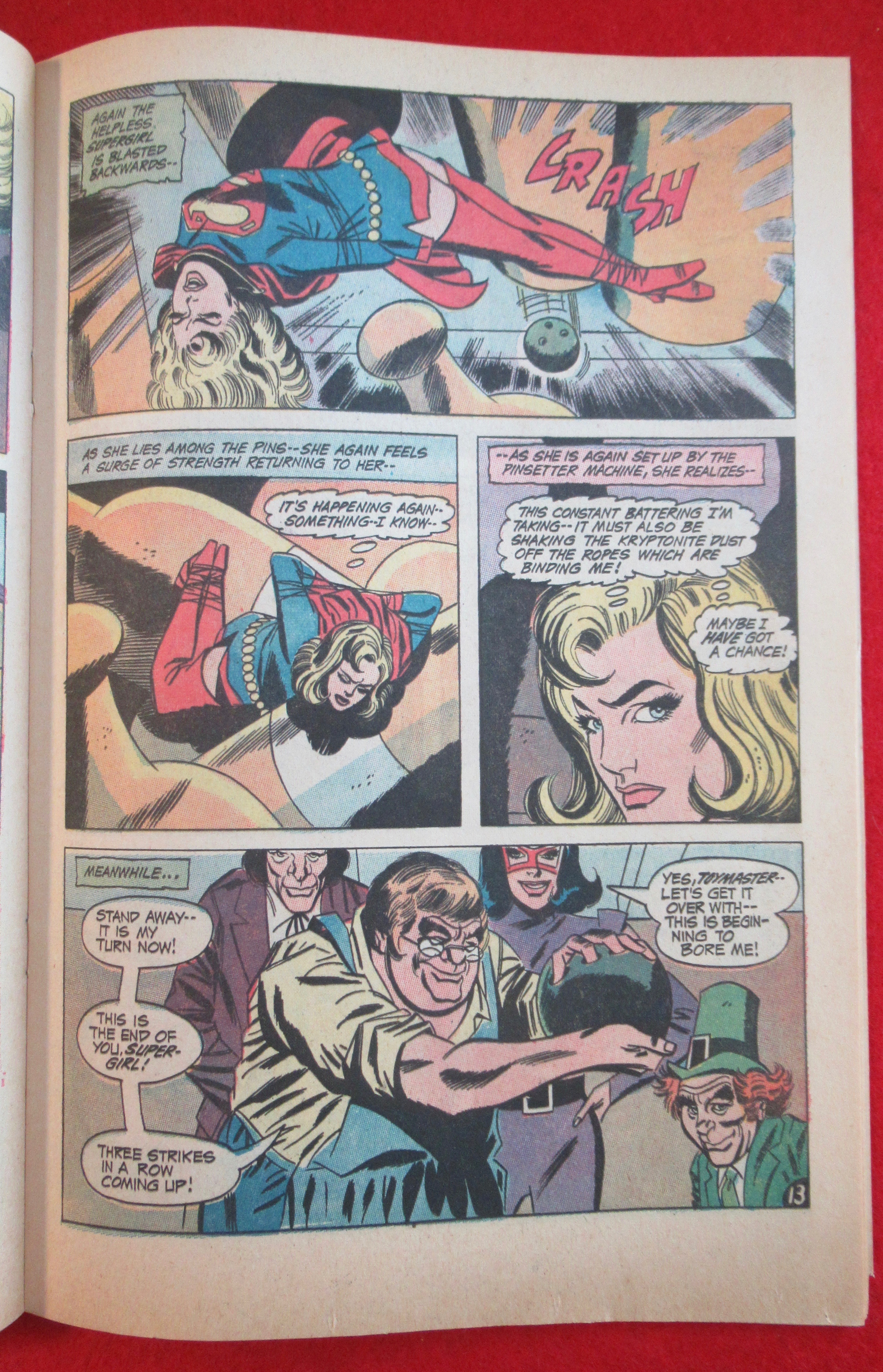 Supergirl Comic December 1970 Return Of Black Flame