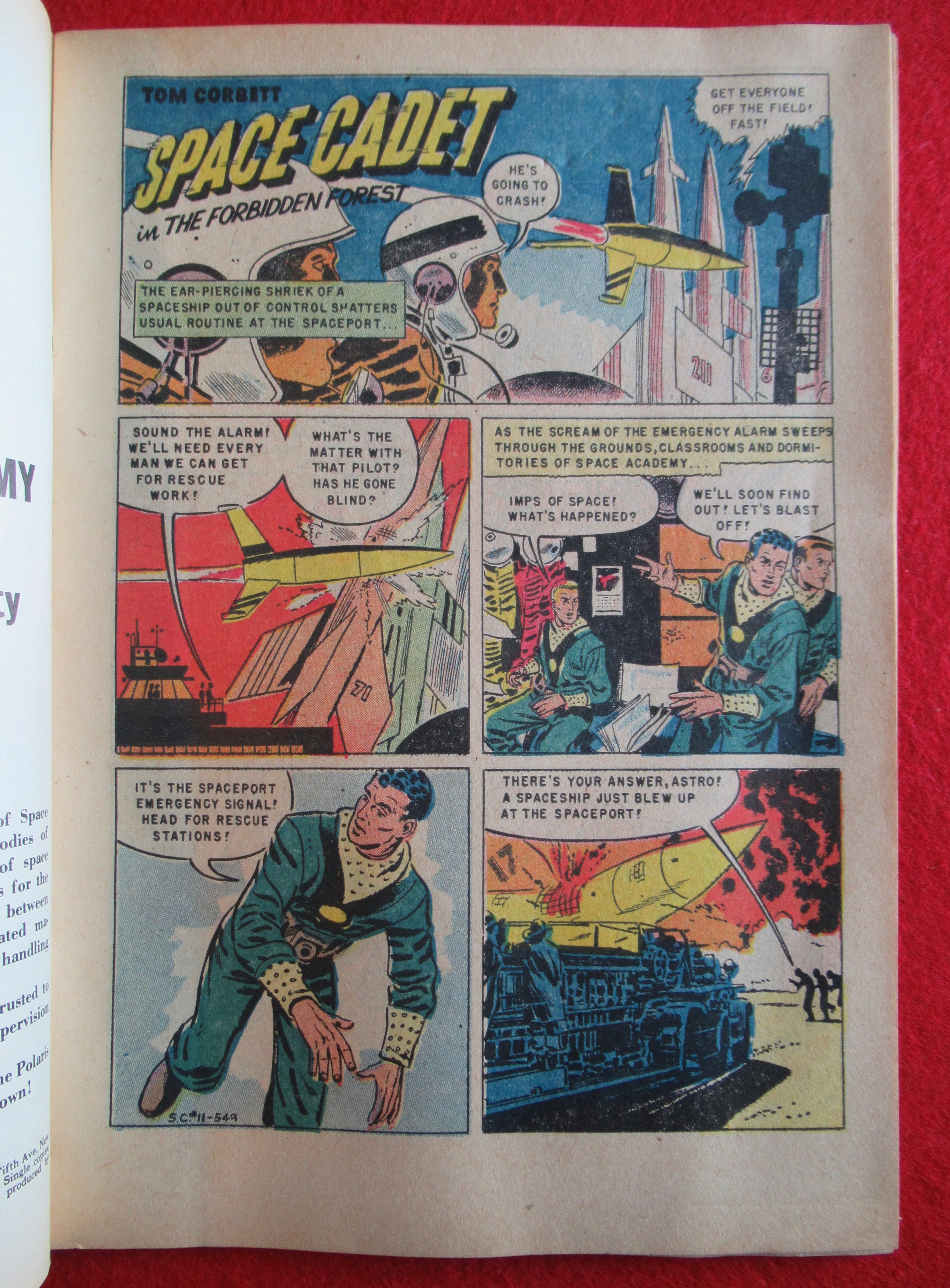 Space Cadet Comic September-November 1954 Planet