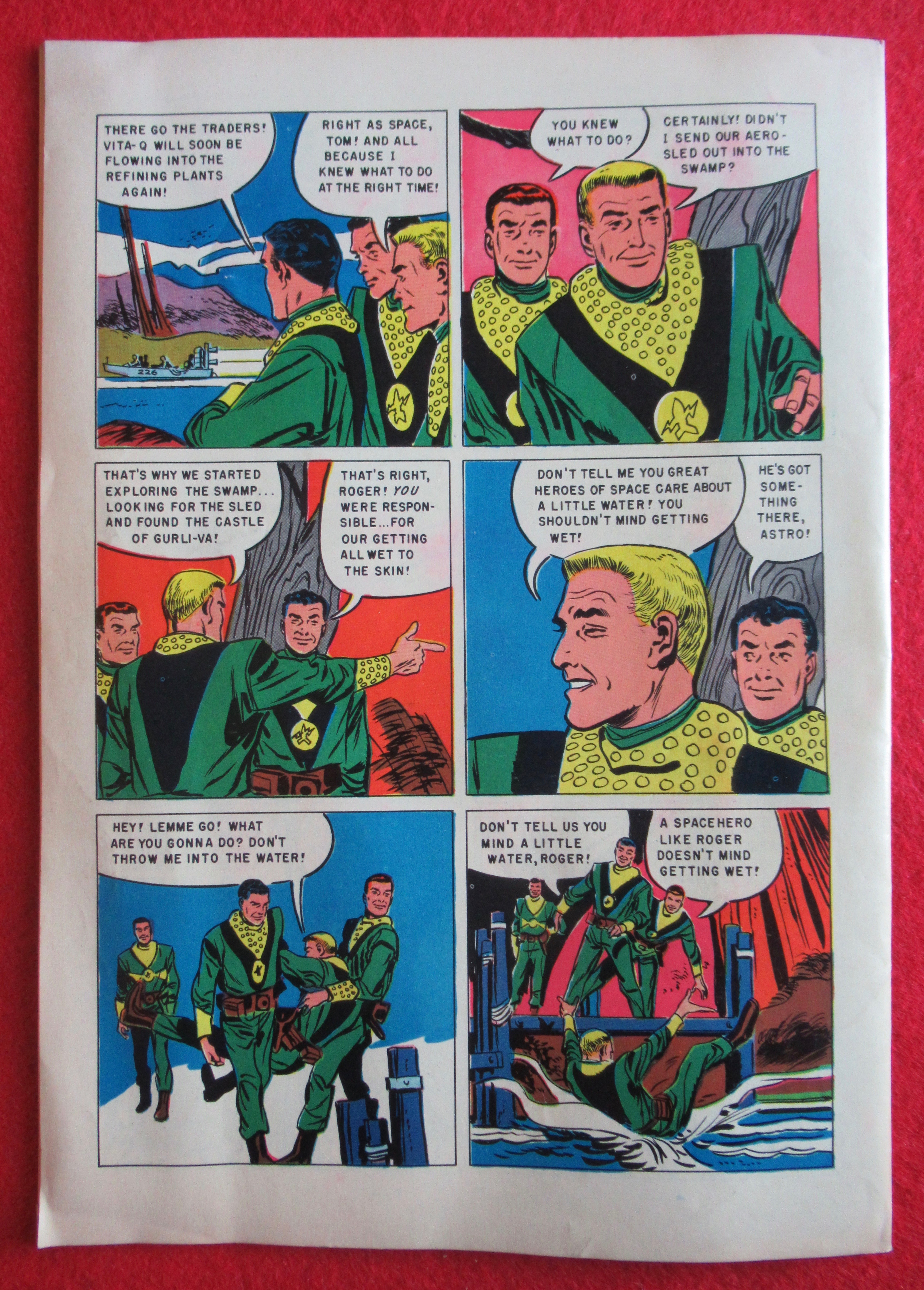 Space Cadet Comic September-November 1954 Planet
