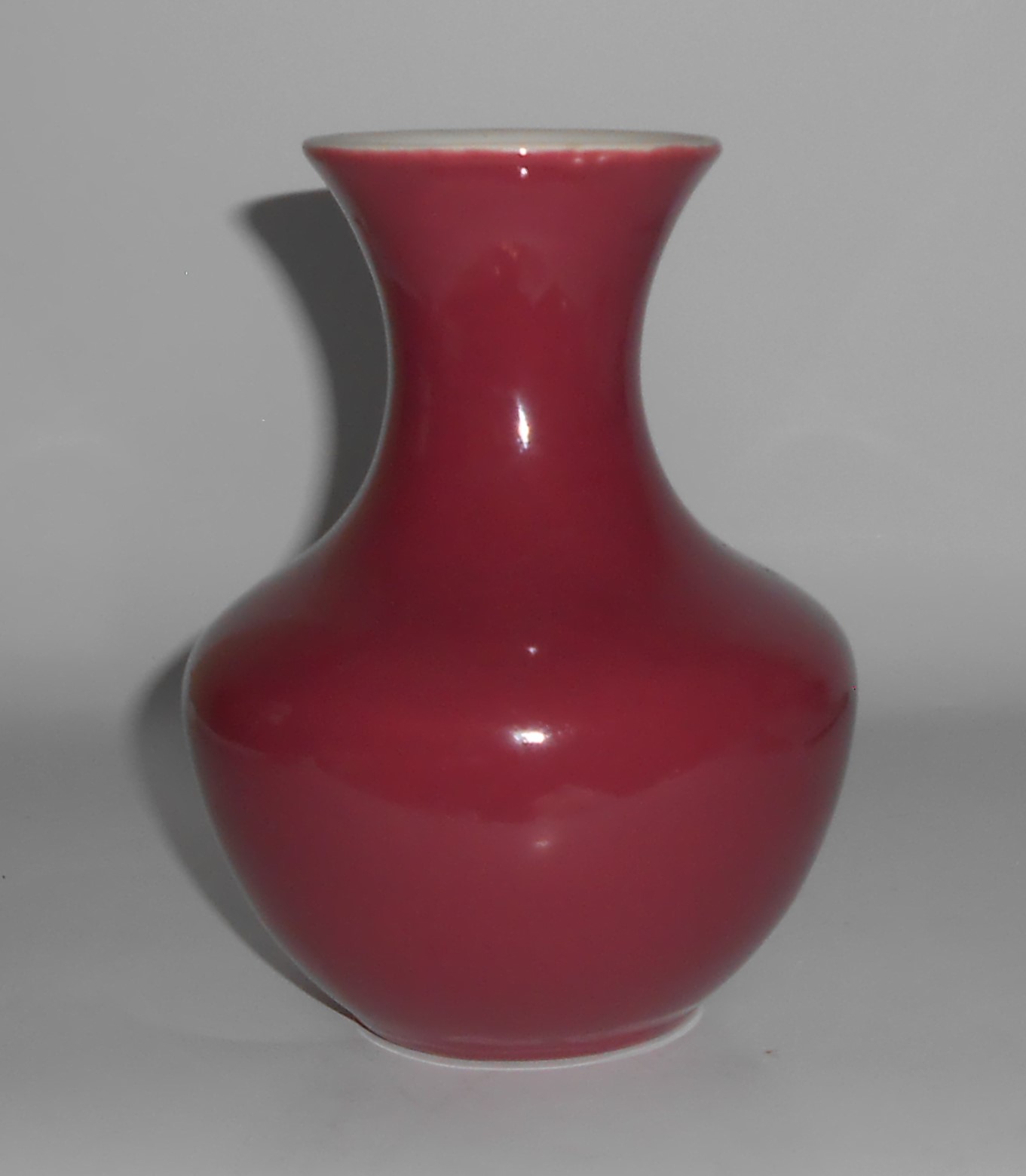 Coors Art Pottery Gloss Burgundy/White Cripple Creek