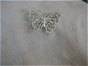 Butterfly Rhinestone Pin