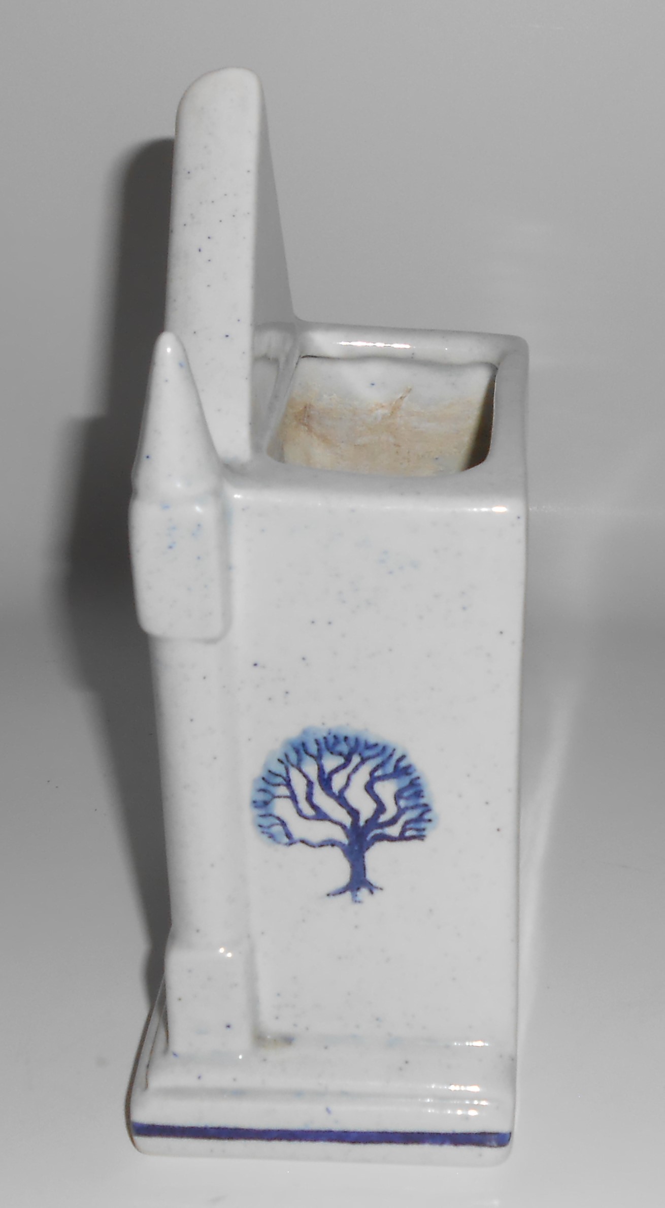 Metlox Pottery Poppy Trail Provincial Blue Steeple Cloc