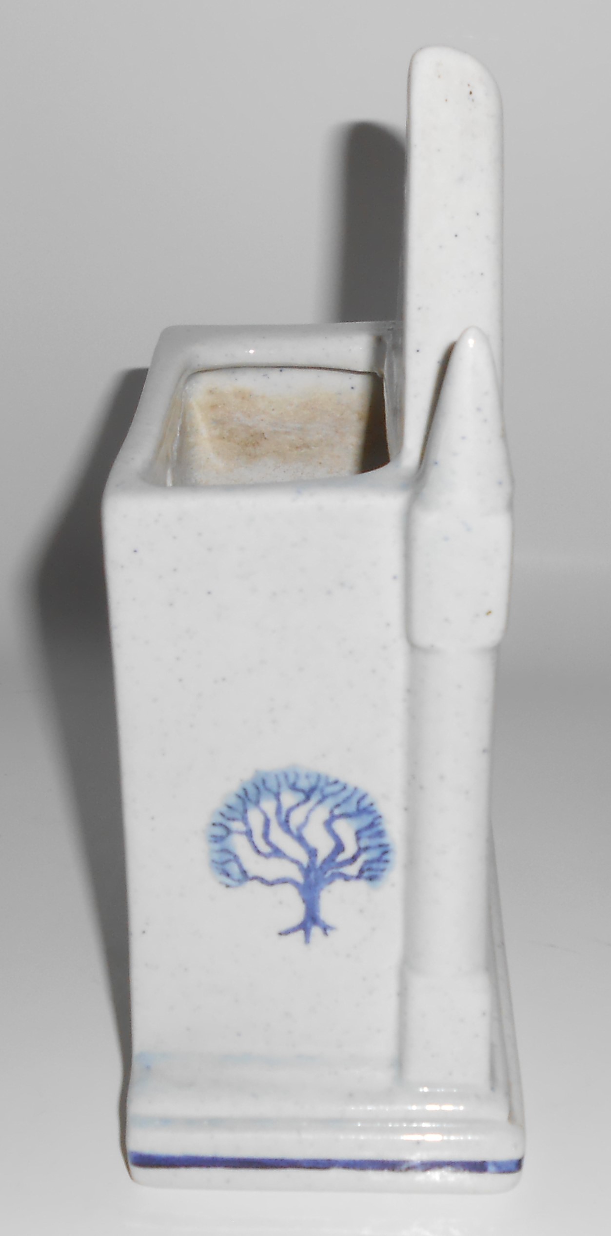 Metlox Pottery Poppy Trail Provincial Blue Steeple Cloc