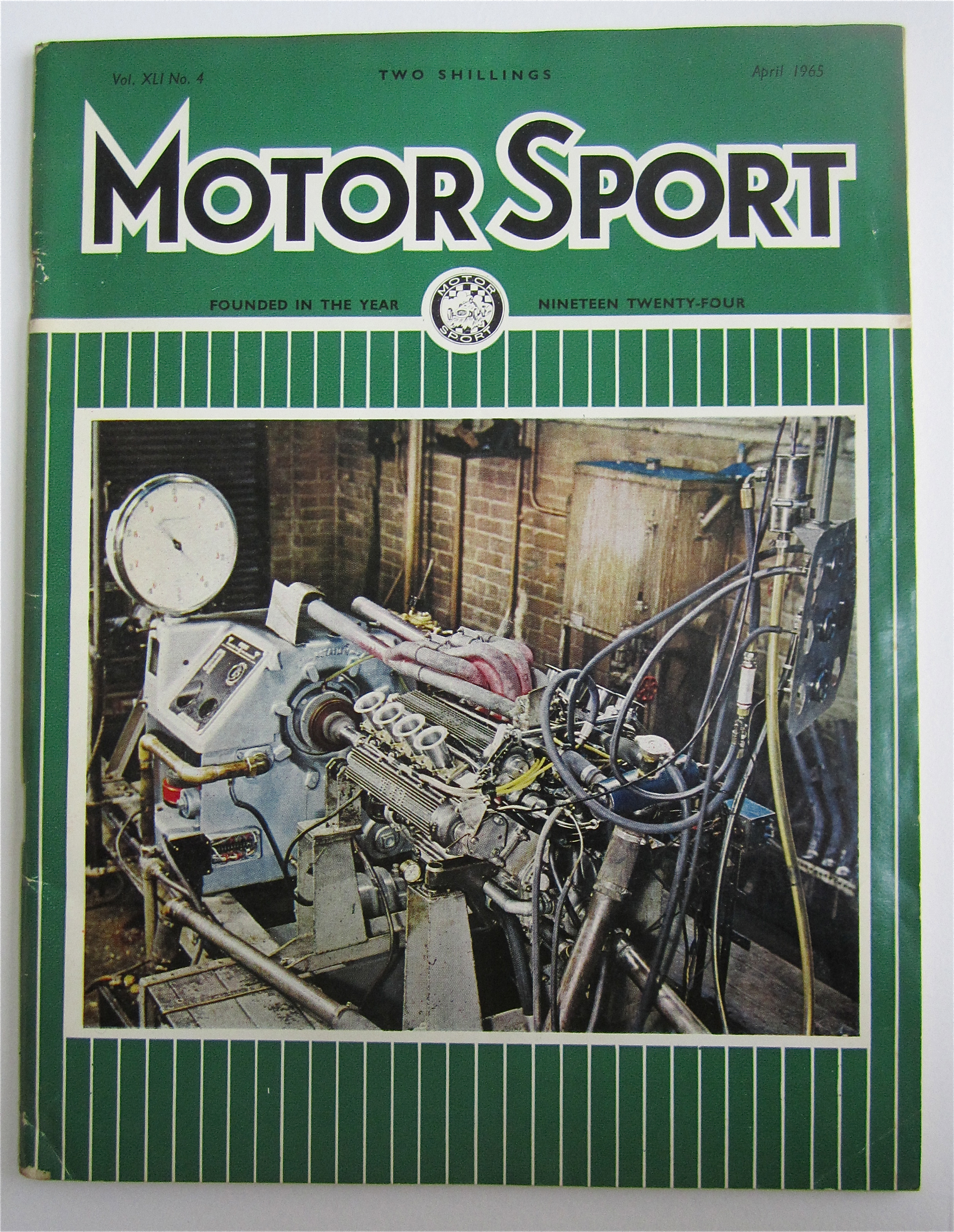 Motor Sport Magazine April 1965 B.R.M. F.I. Engine