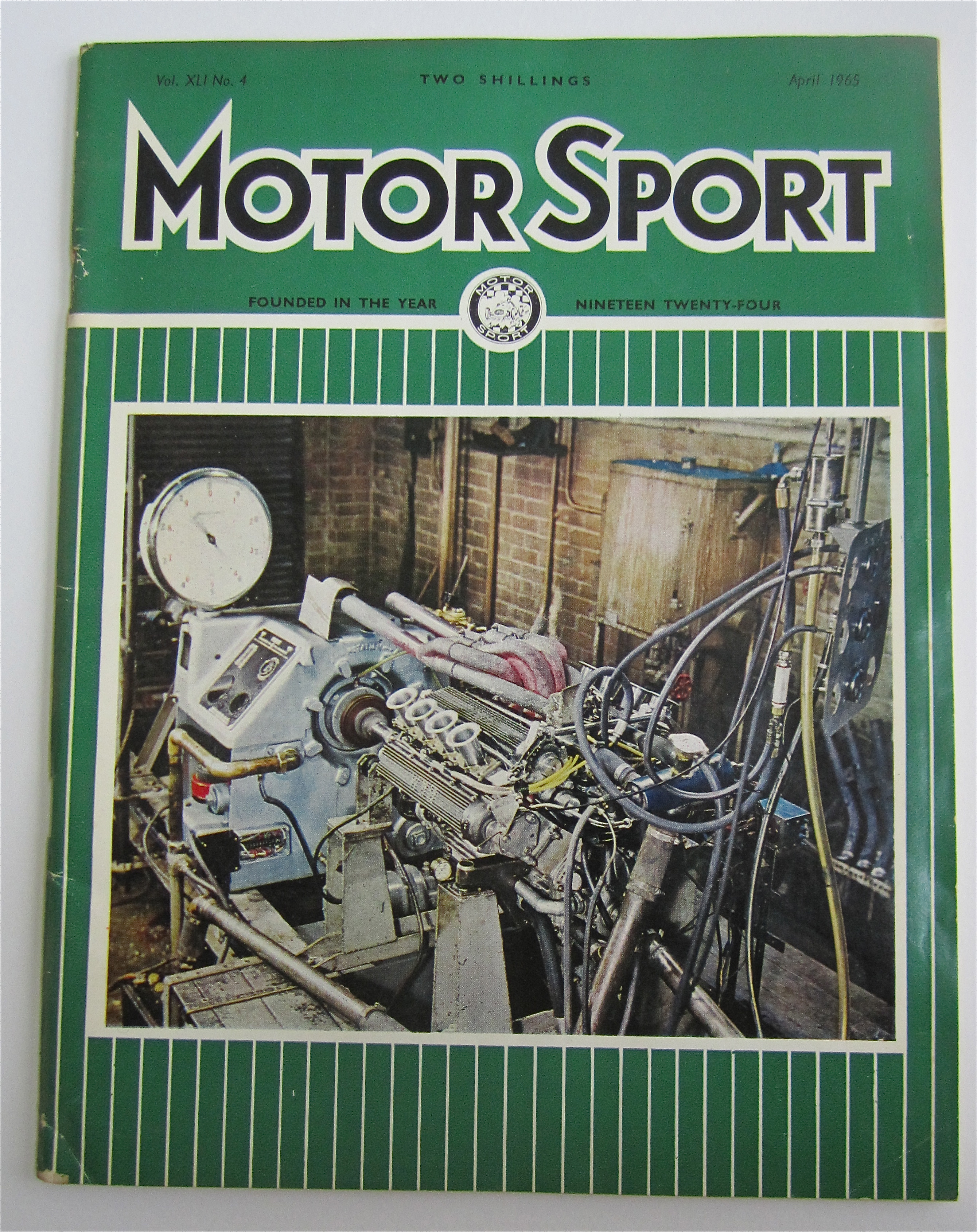 Motor Sport Magazine April 1965 B.R.M. F.I. Engine
