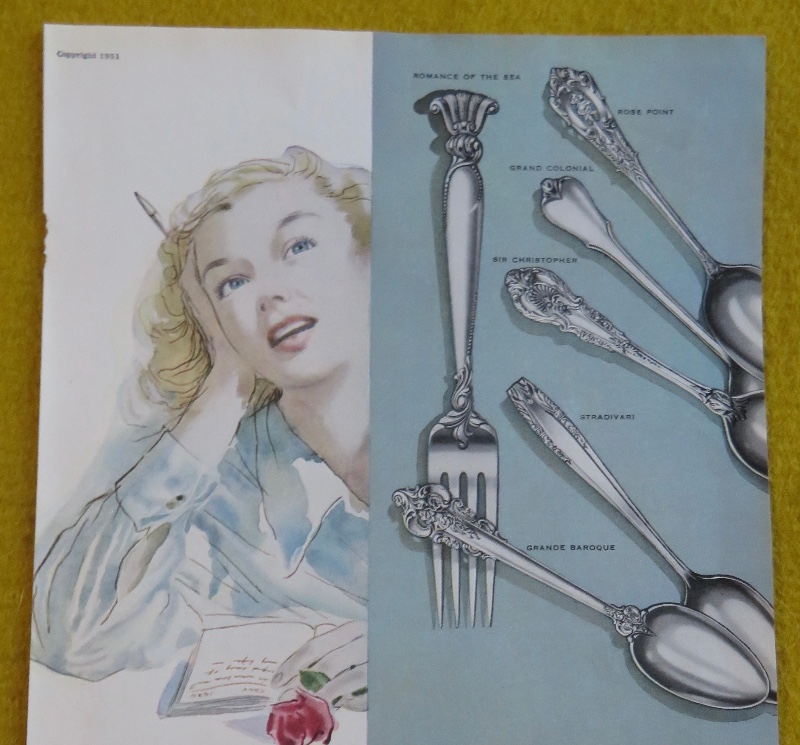 1951 Wallace Sterling With Woman Day Dreaming