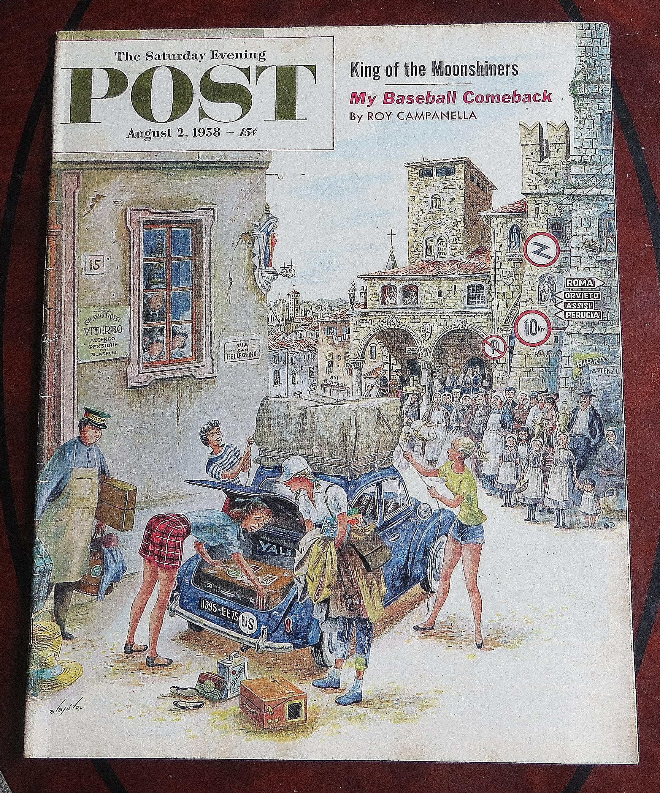 Saturday Evening Post August 2, 1958 Roy Campanella