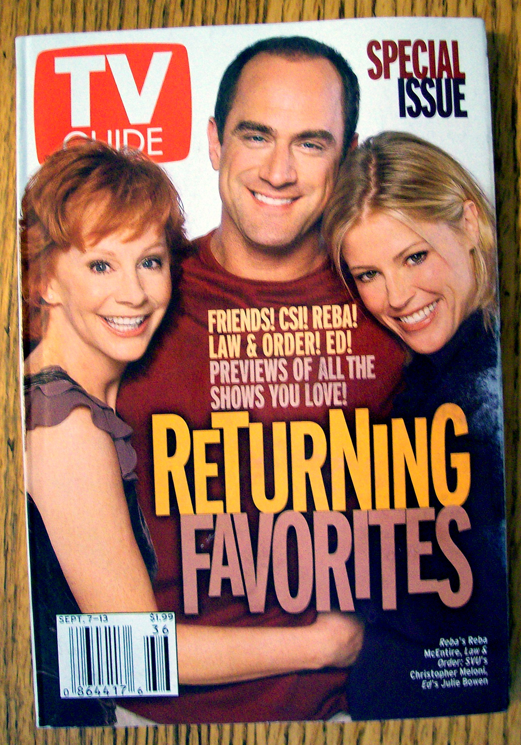 TV Guide-September 7-13, 2002-Reba