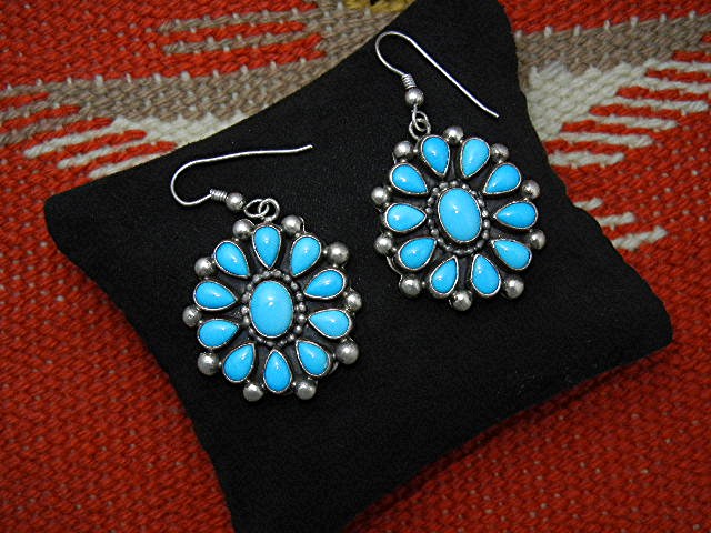 Darryl Livingston Sleeping Beauty Turquoise Sterling Si