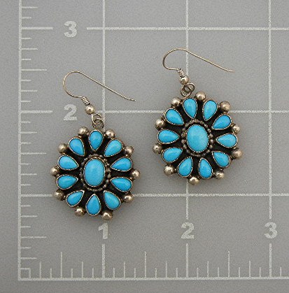 Darryl Livingston Sleeping Beauty Turquoise Sterling Si
