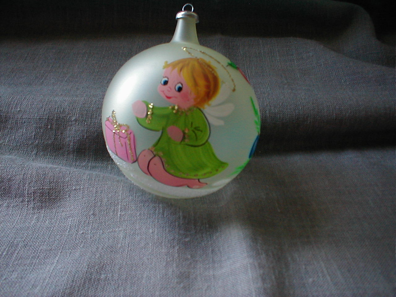 Hand Painted Angel Ornament