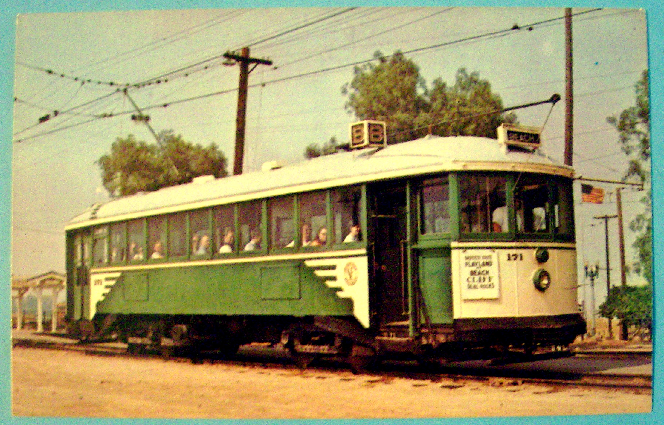 San Francisco Municipal Railway Trolley Postcard