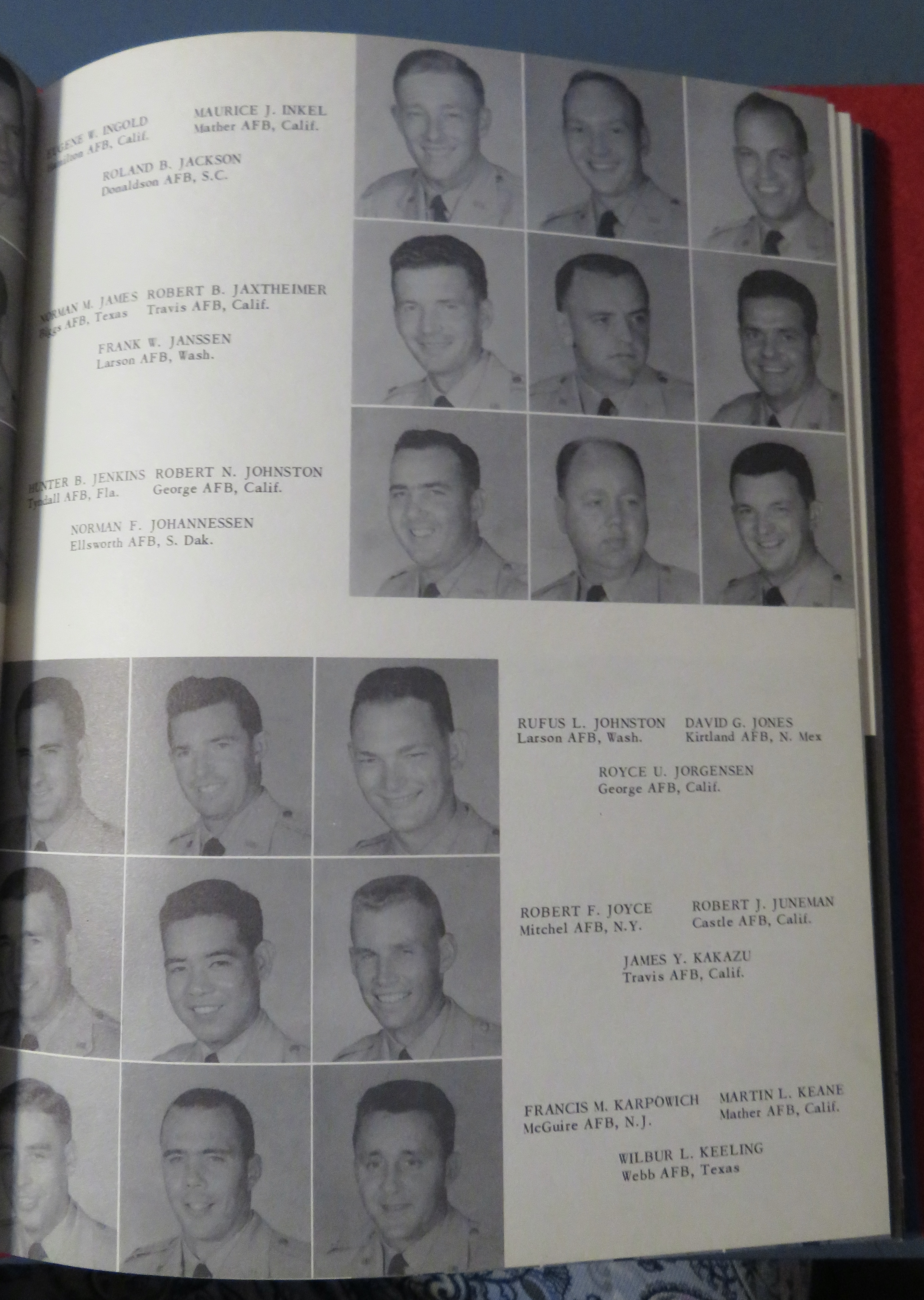 Original 1958 Squadron Officer School Military Yearbook