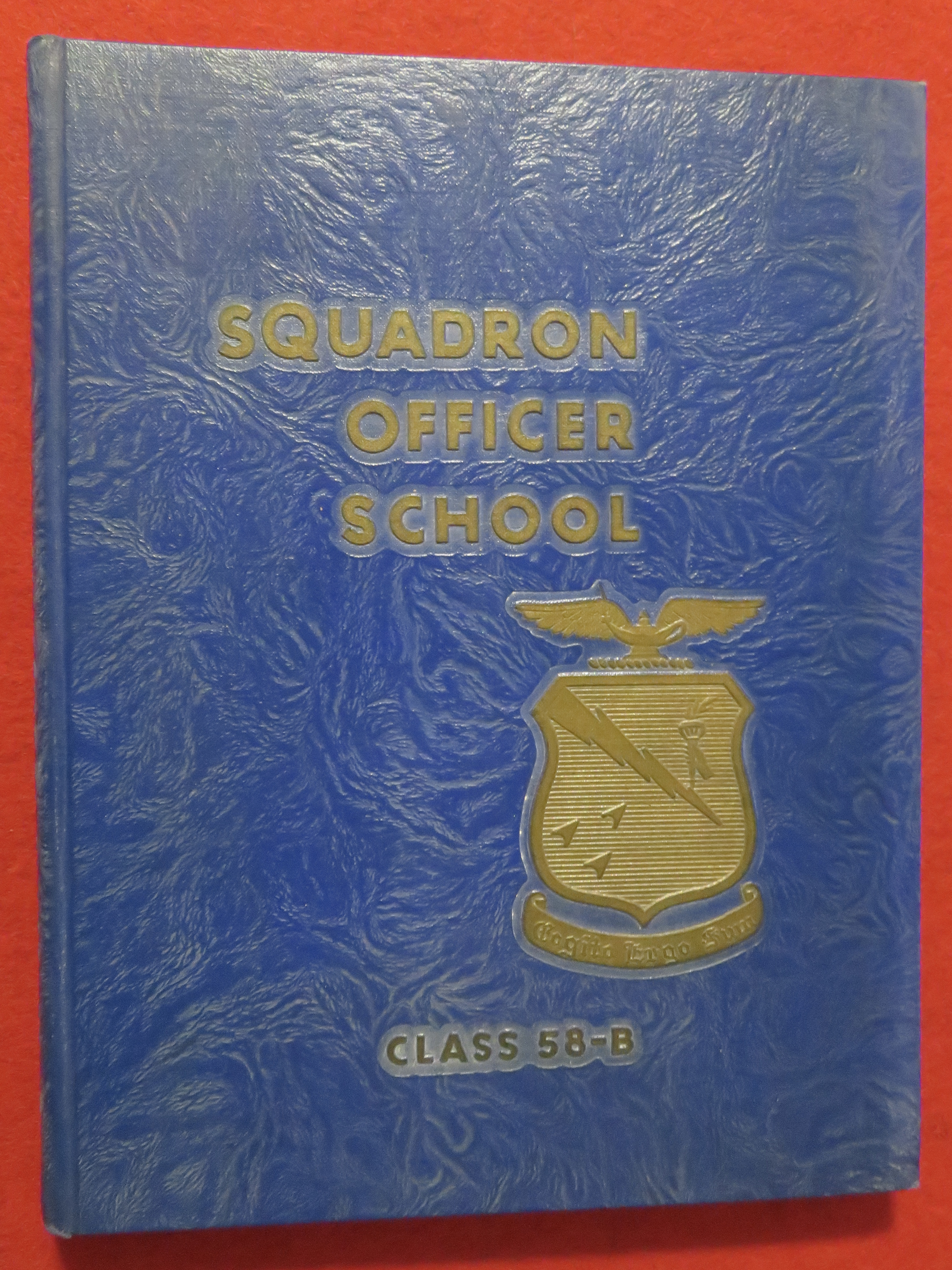 Original 1958 Squadron Officer School Military Yearbook