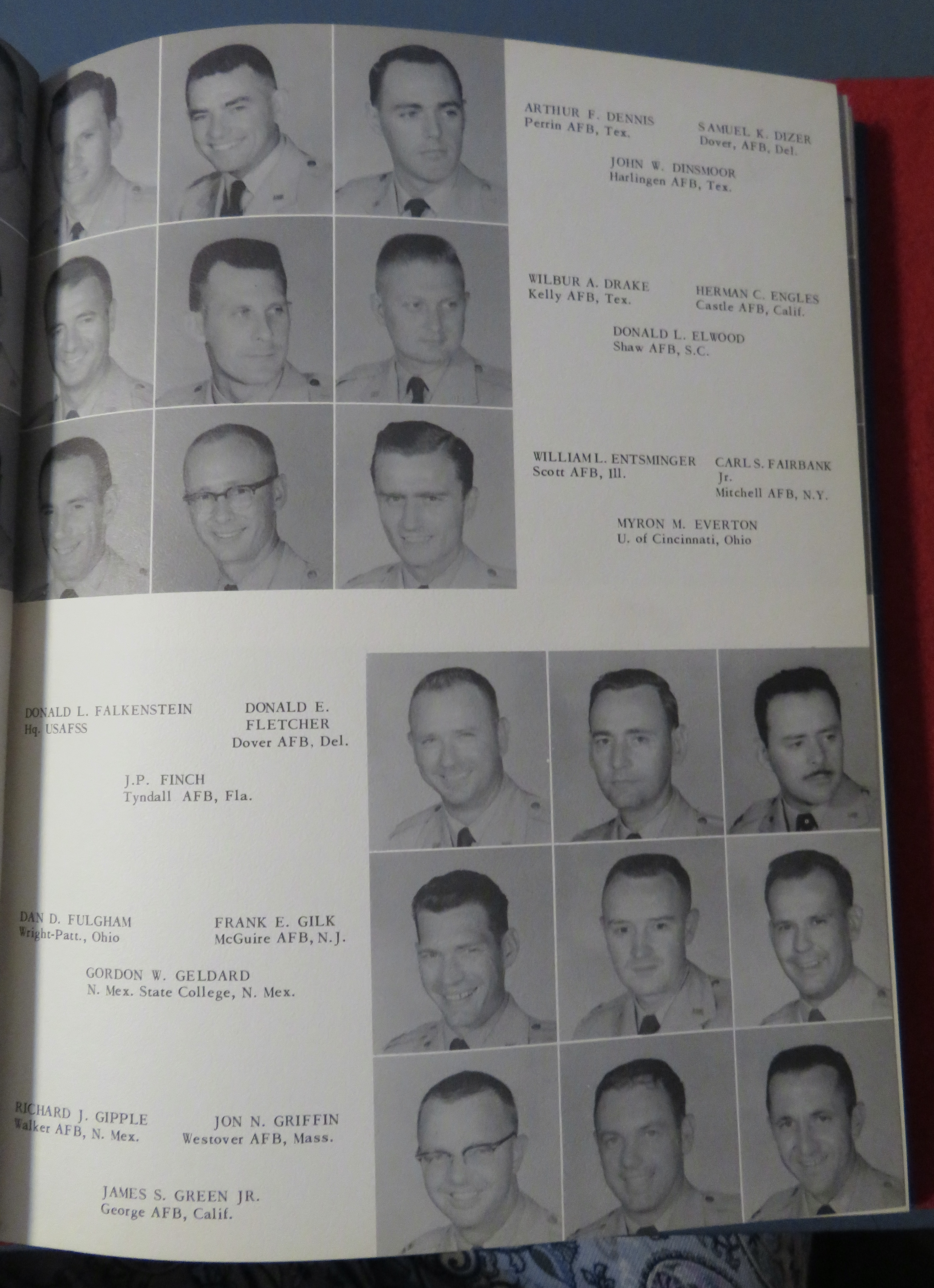 Original 1958 Squadron Officer School Military Yearbook