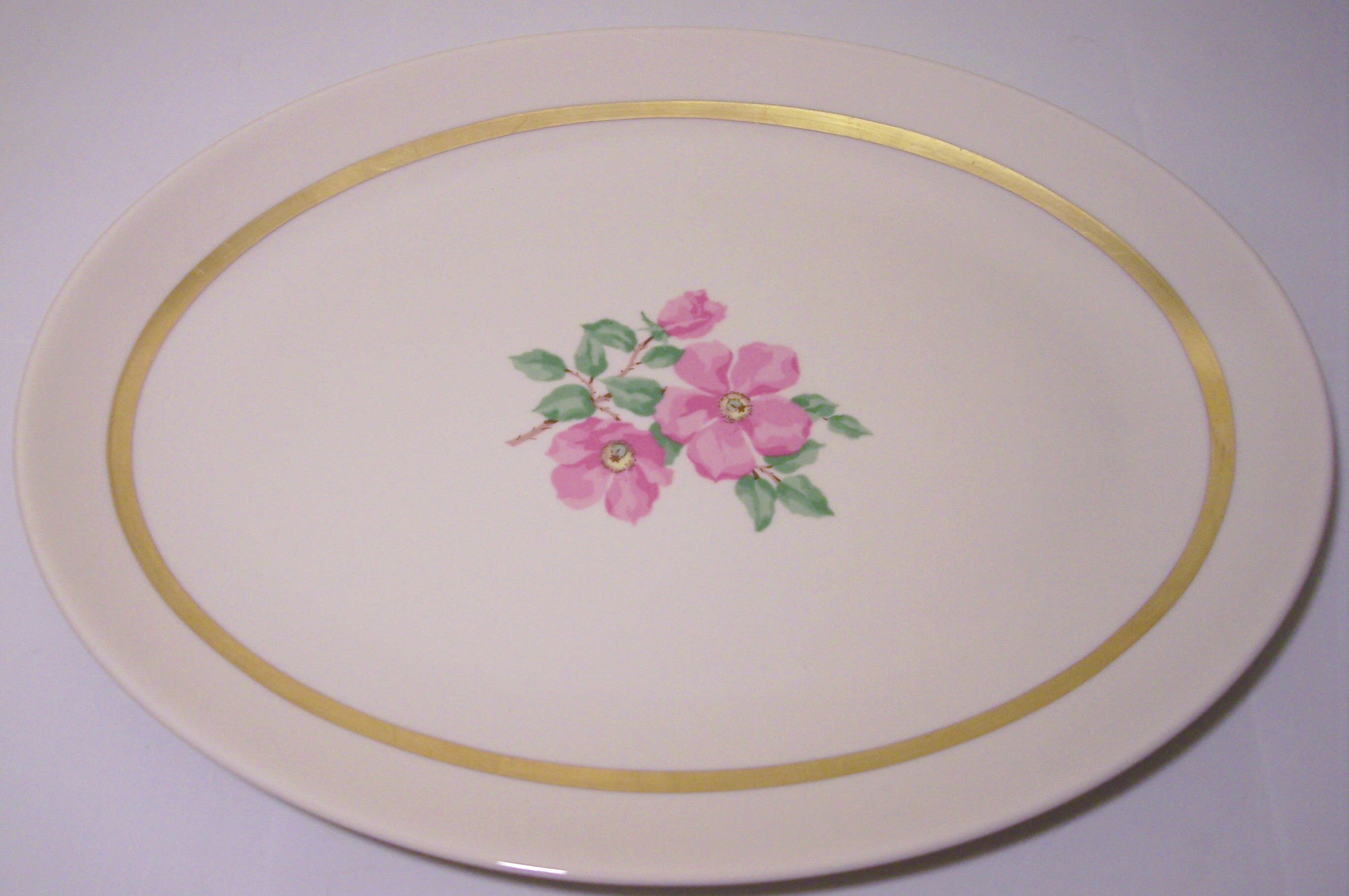Franciscan Pottery Fine China Cherokee Rose Platter!