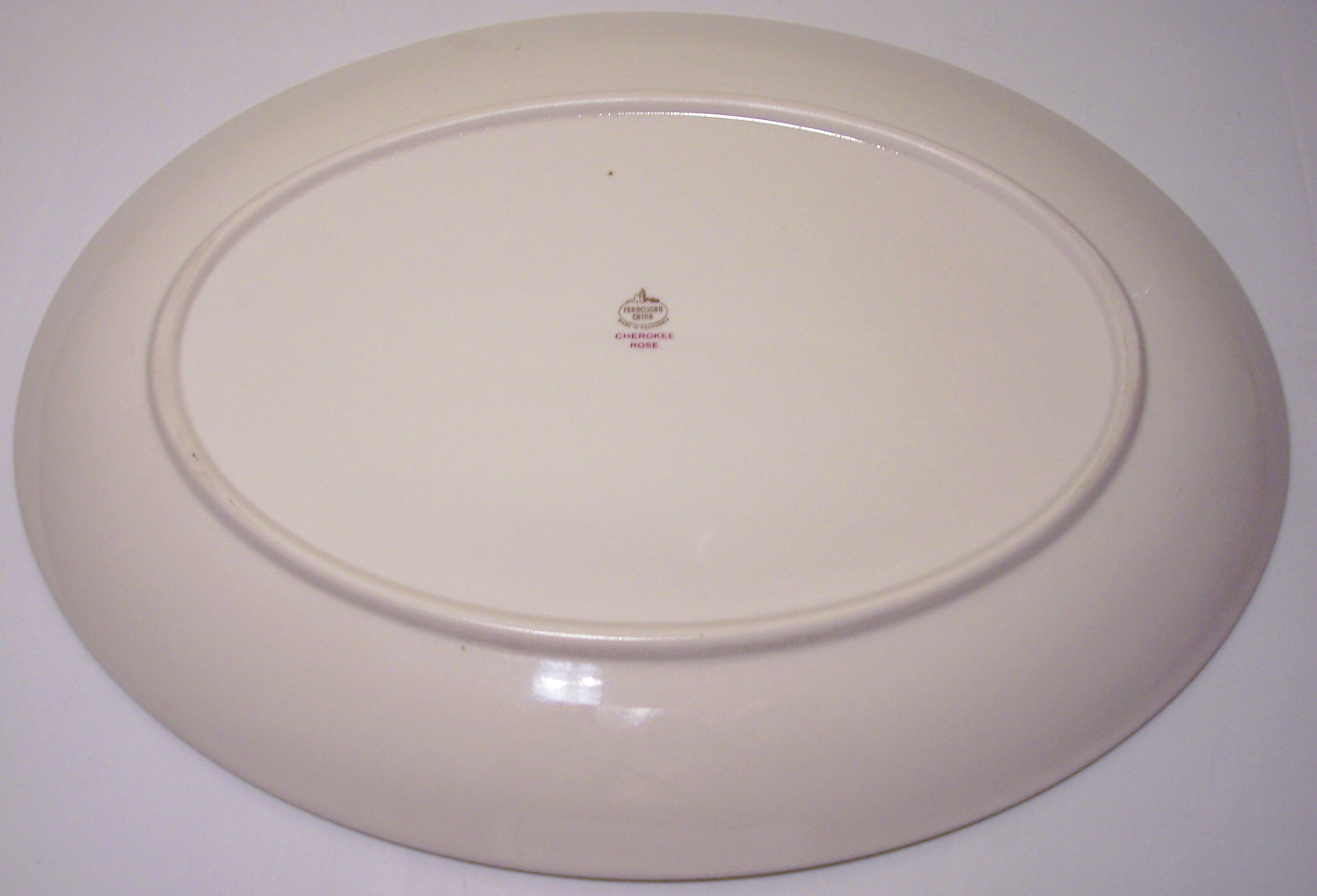Franciscan Pottery Fine China Cherokee Rose Platter!