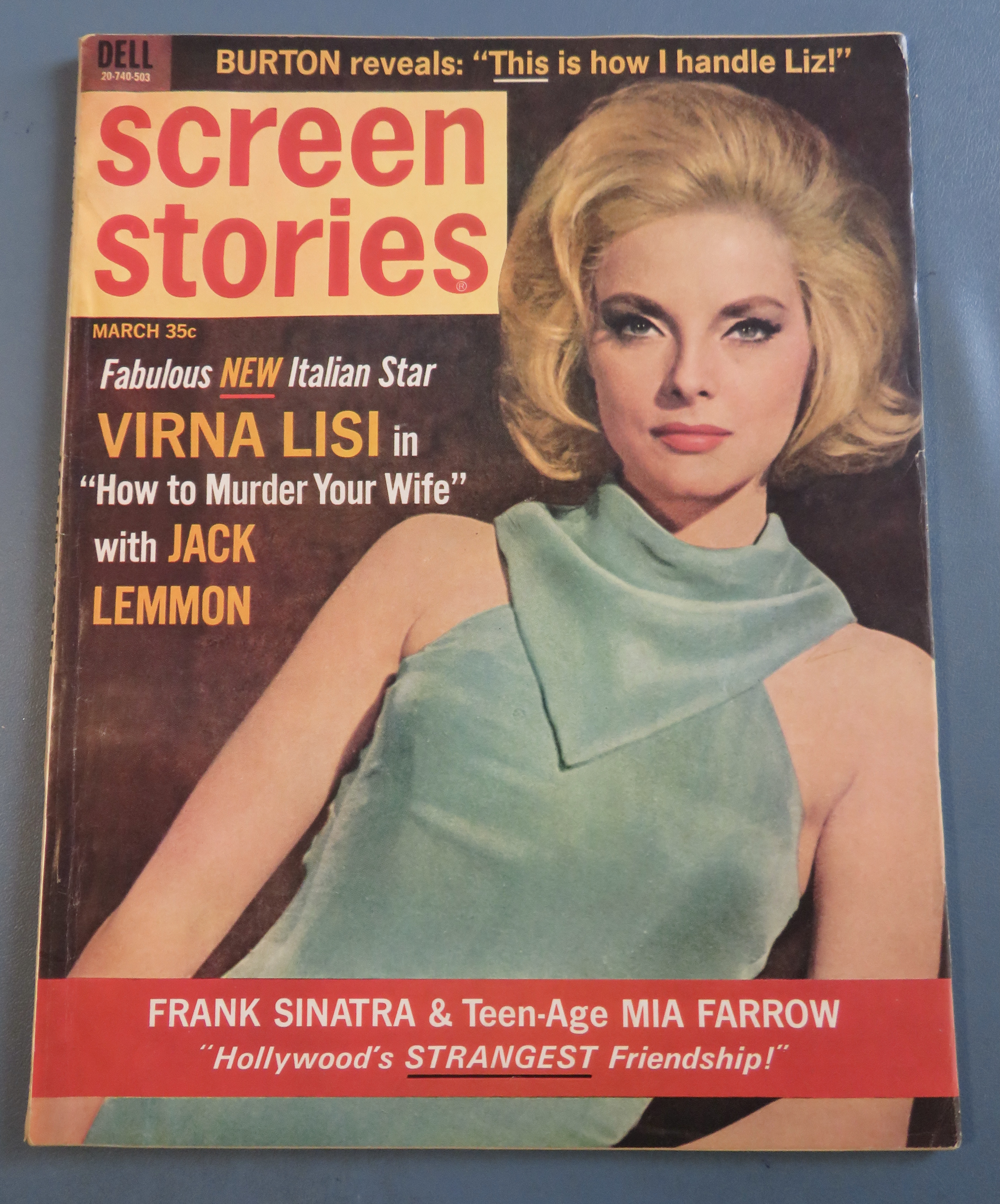 Screen Stories Magazine March 1965 Virna Lisi