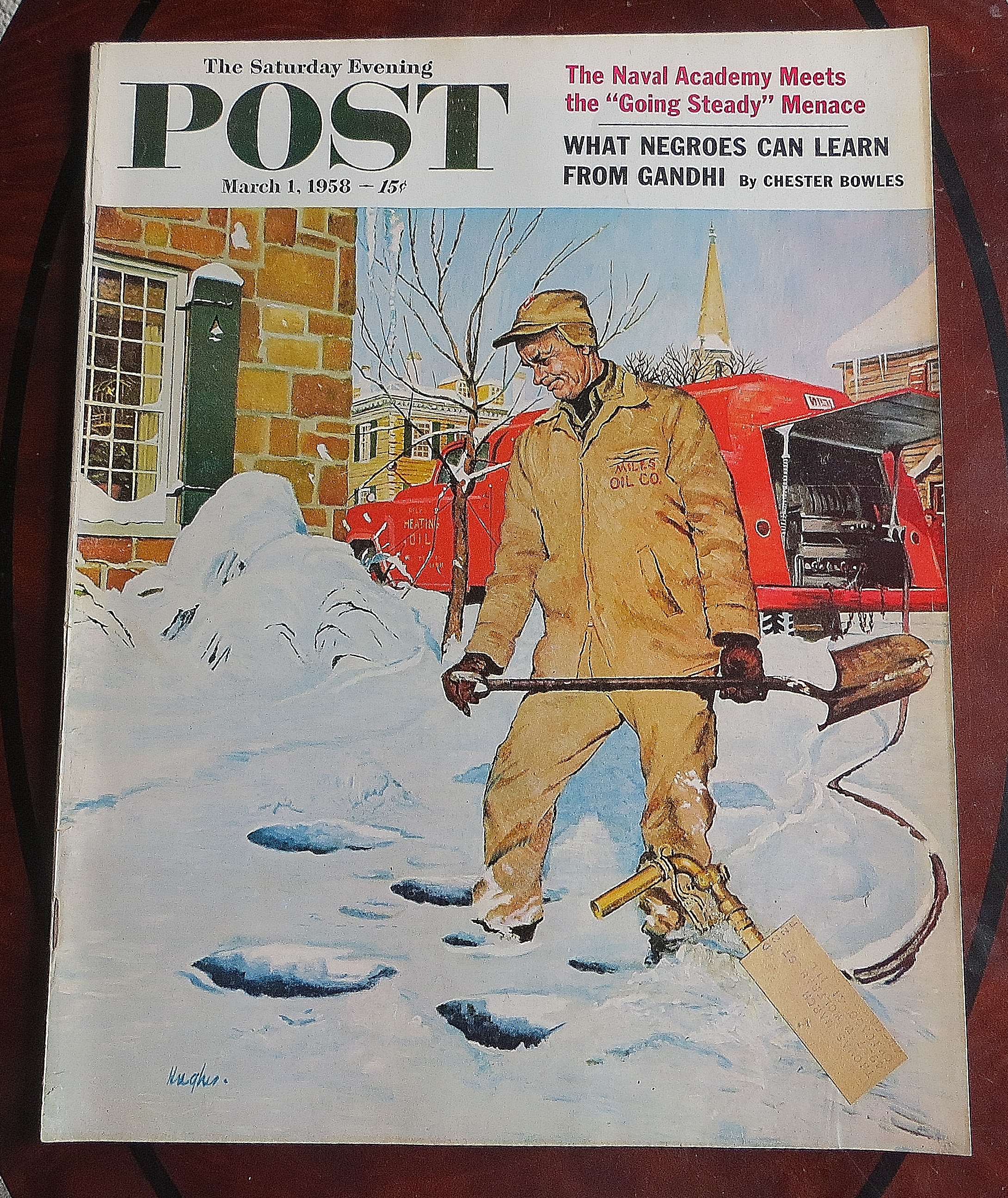 Saturday Evening Post March 1, 1958 Naval Academy