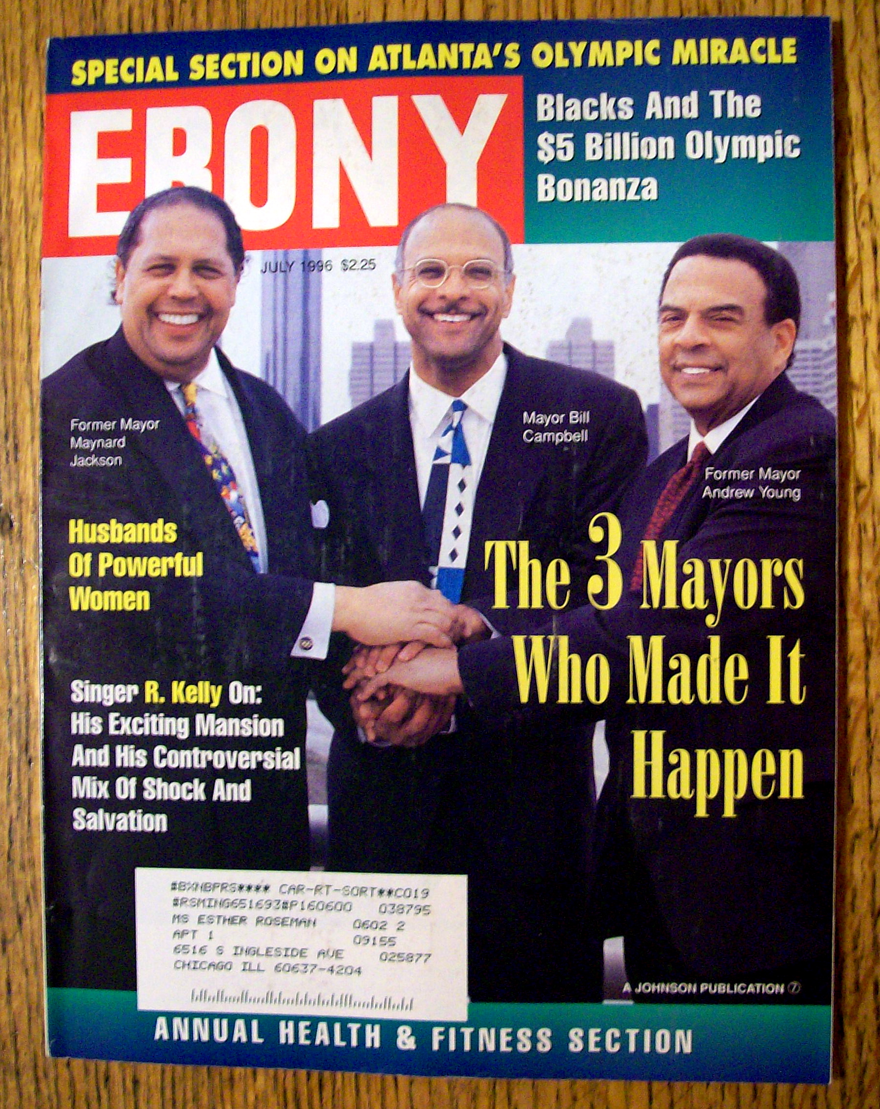 Ebony Magazine - July 1996 - 3 Mayors Made It Happen