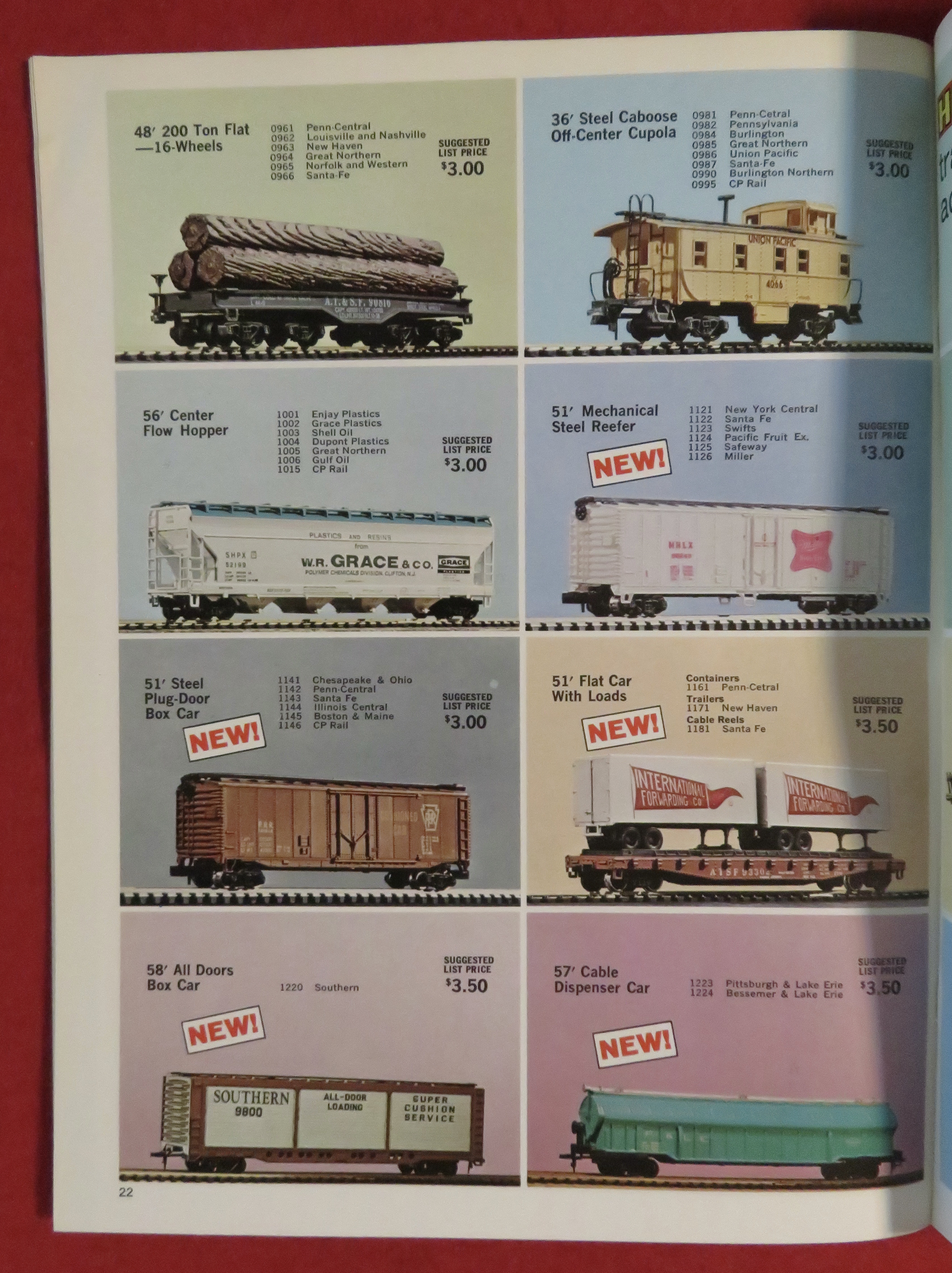 Bachmann Model Railroad Train Catalog 1972