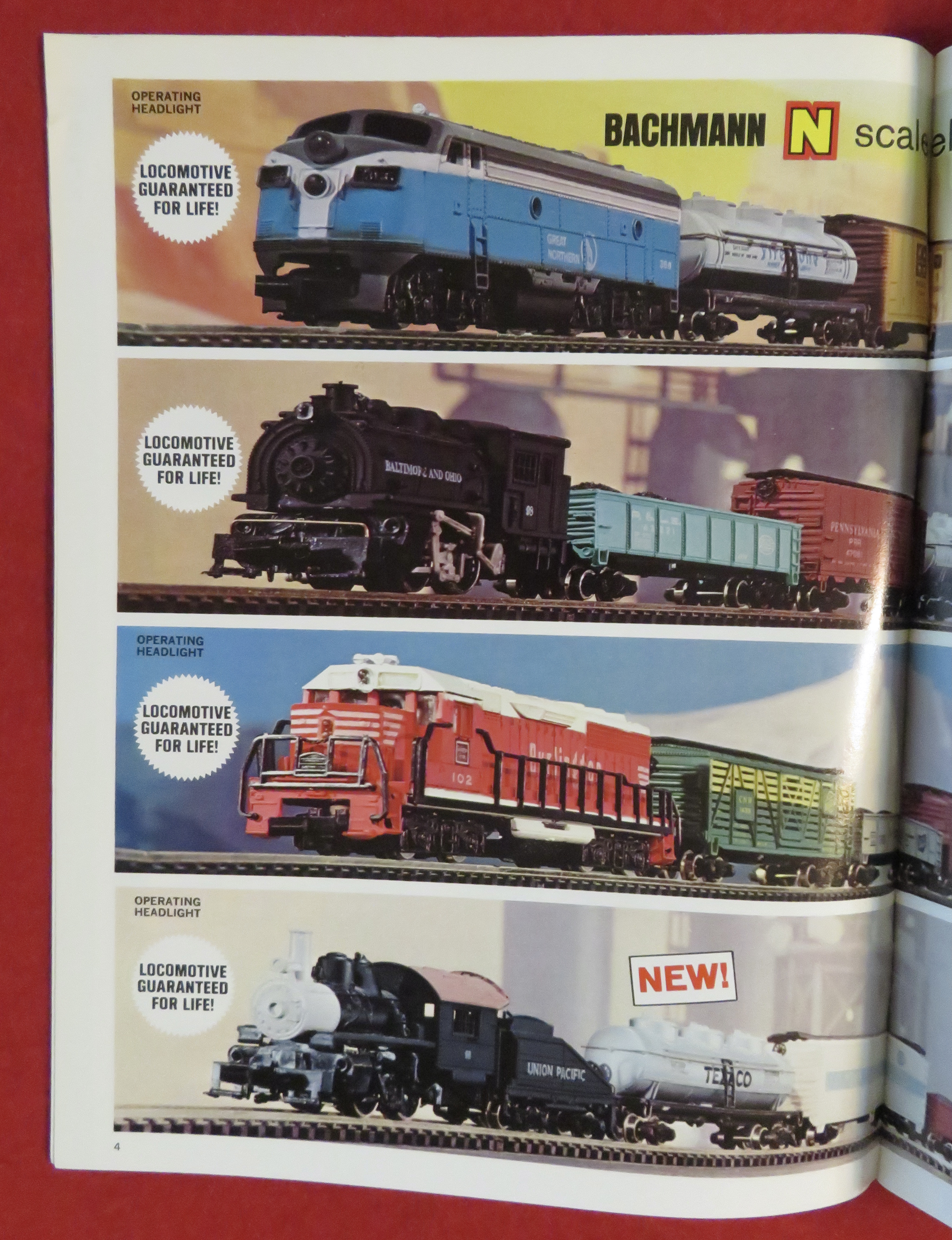 Bachmann Model Railroad Train Catalog 1972