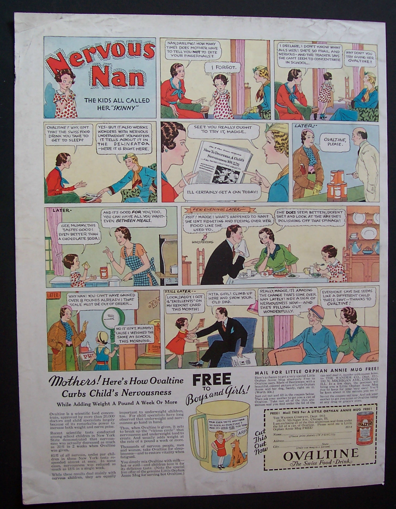 1933  Ovaltine  with  Nervous  Nan