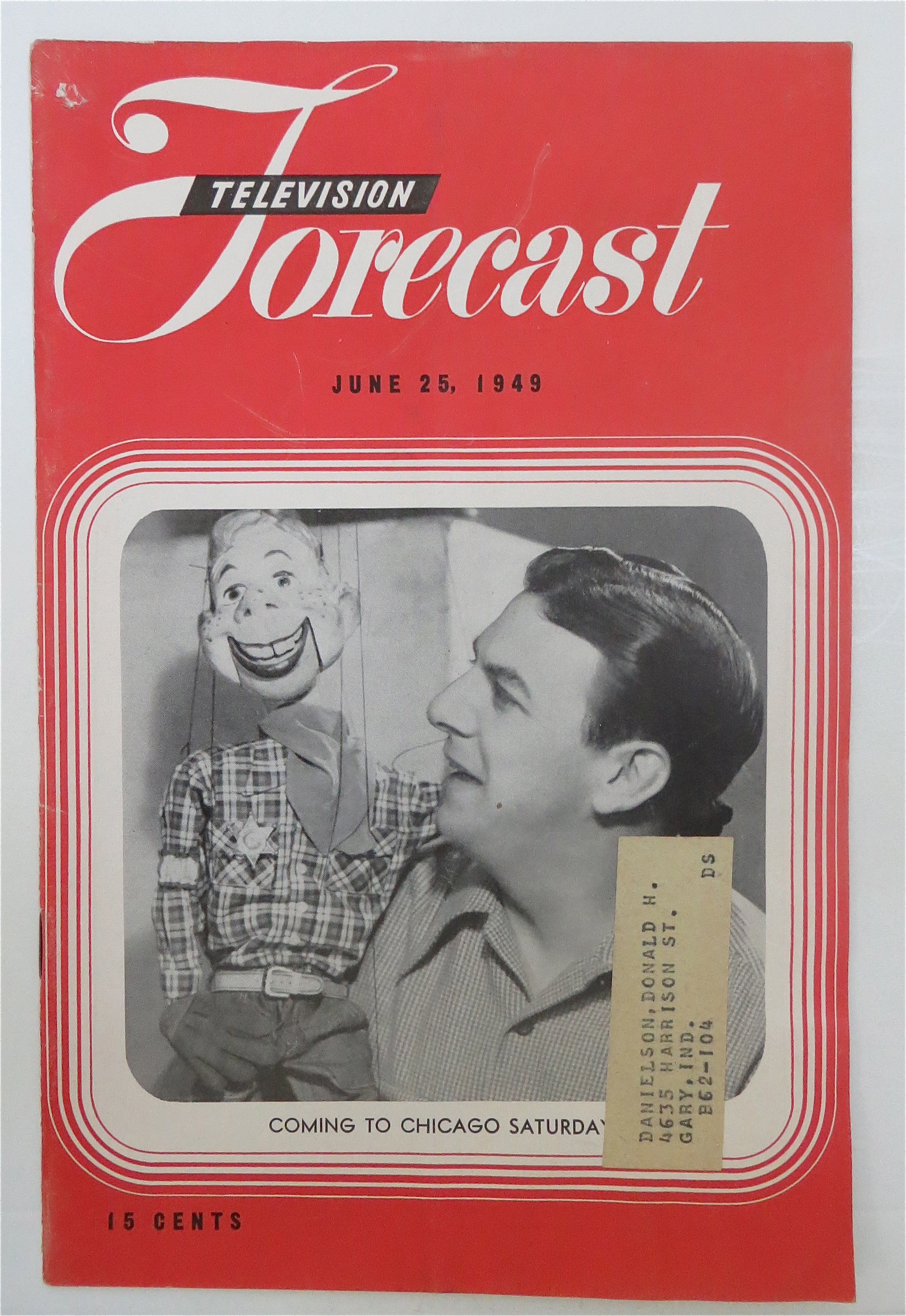 Television Forecast June 25, 1949 Howdy Doody