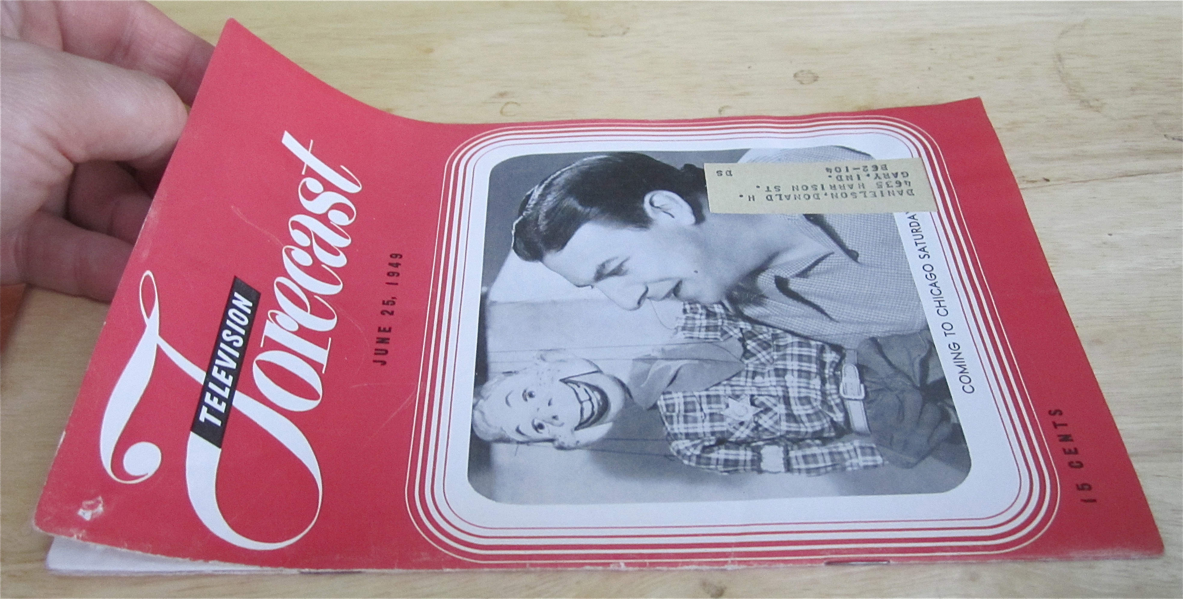 Television Forecast June 25, 1949 Howdy Doody