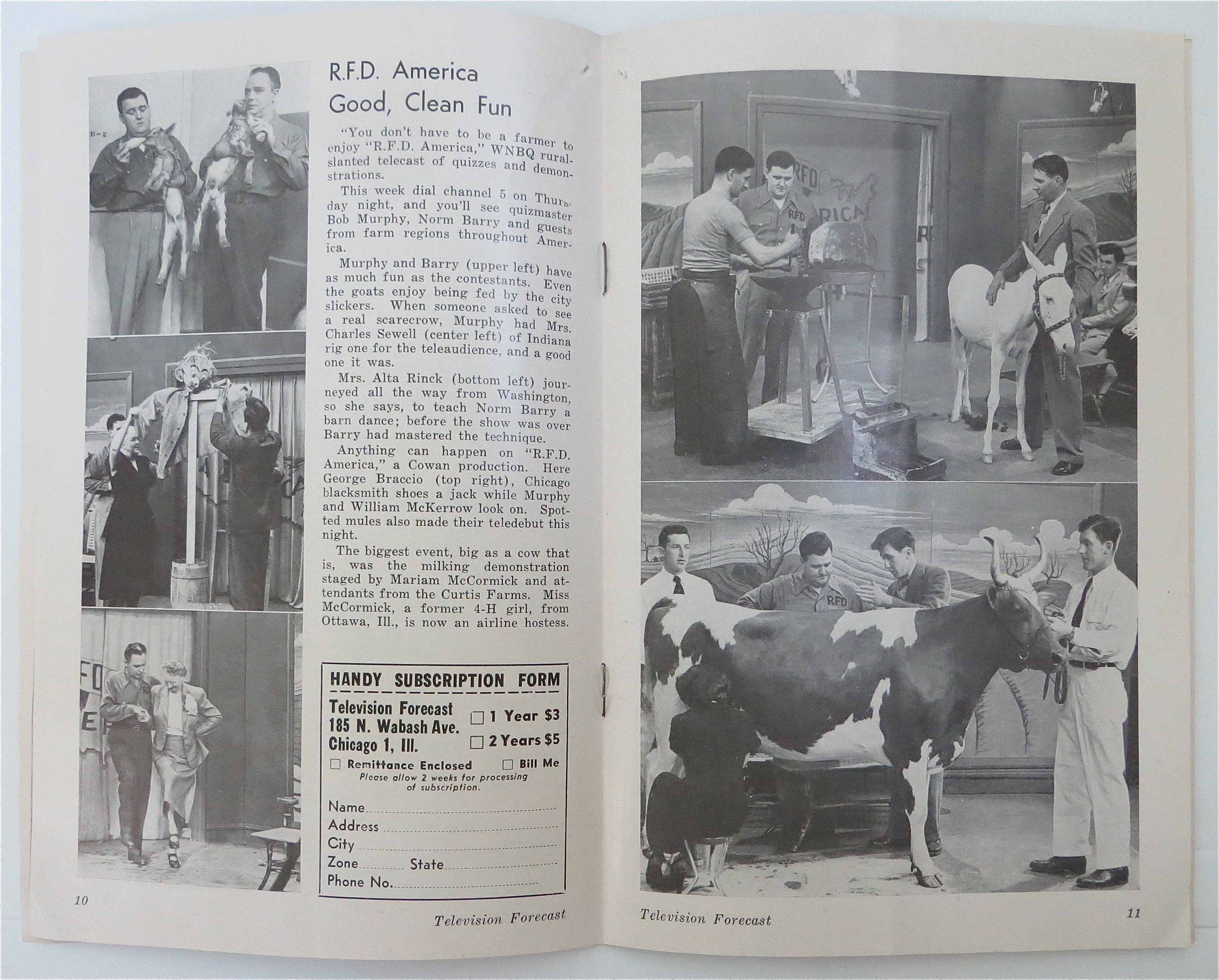 Television Forecast June 25, 1949 Howdy Doody