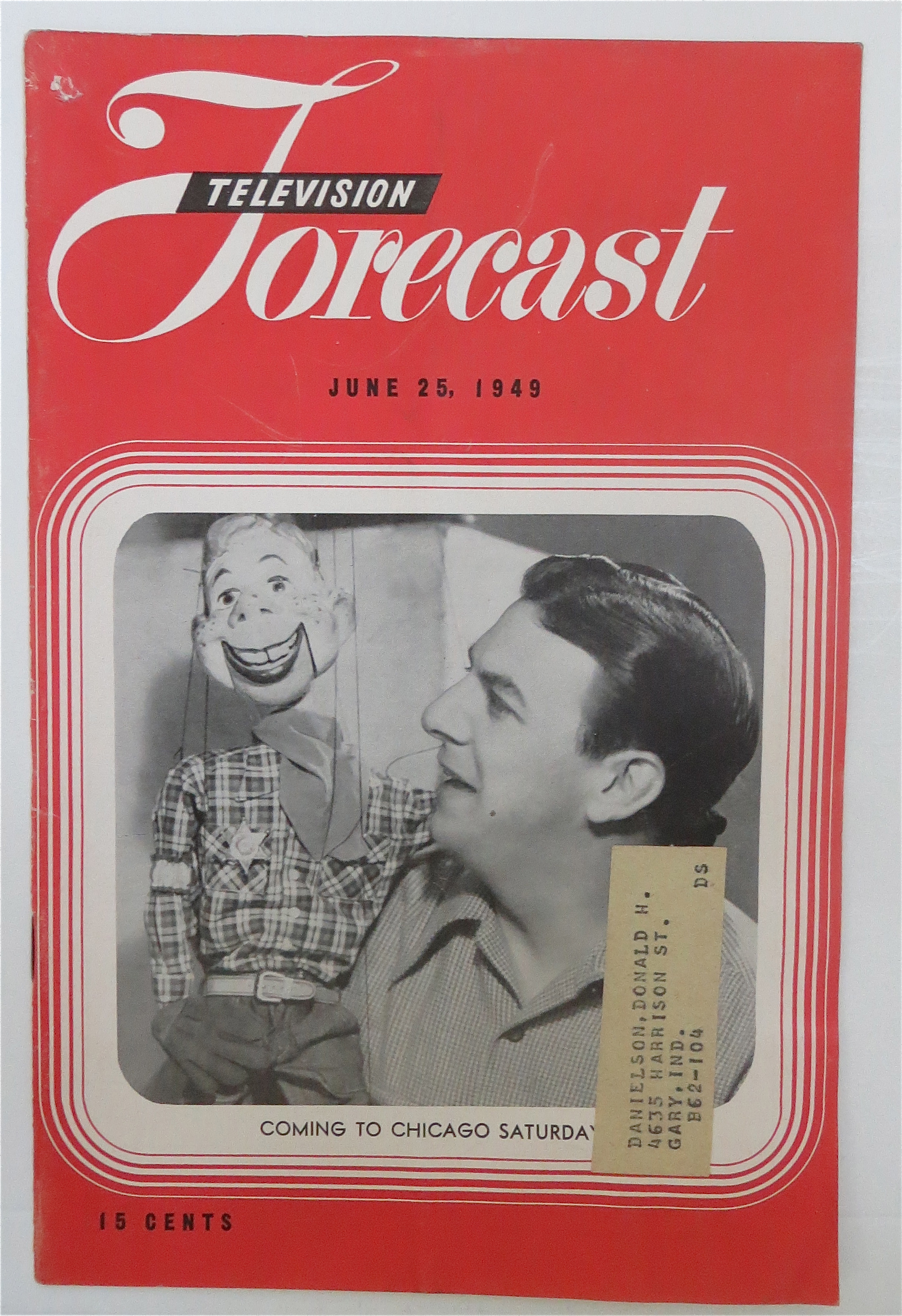 Television Forecast June 25, 1949 Howdy Doody