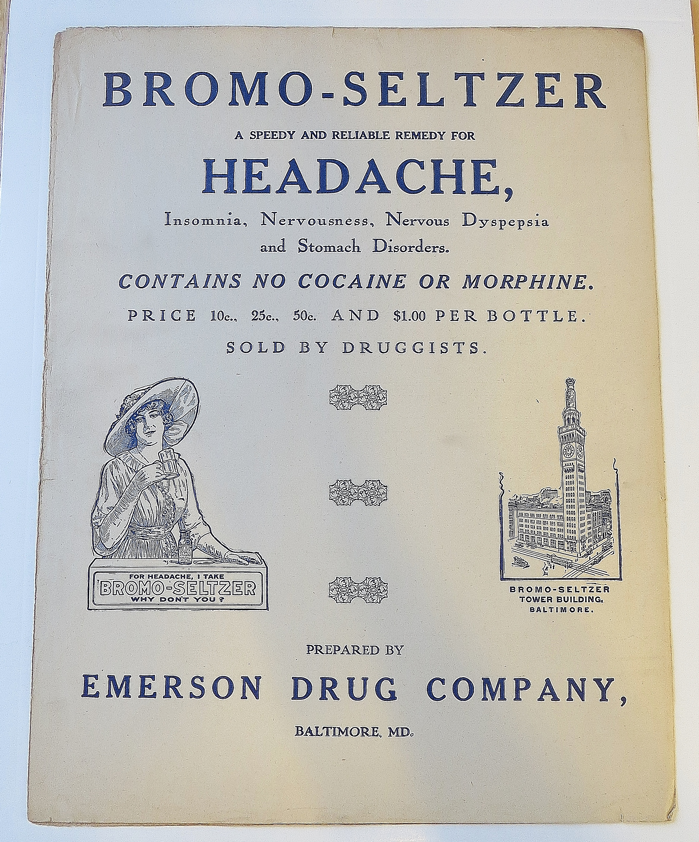 1900's Bromo-Seltzer - Tea - Bud Schottische