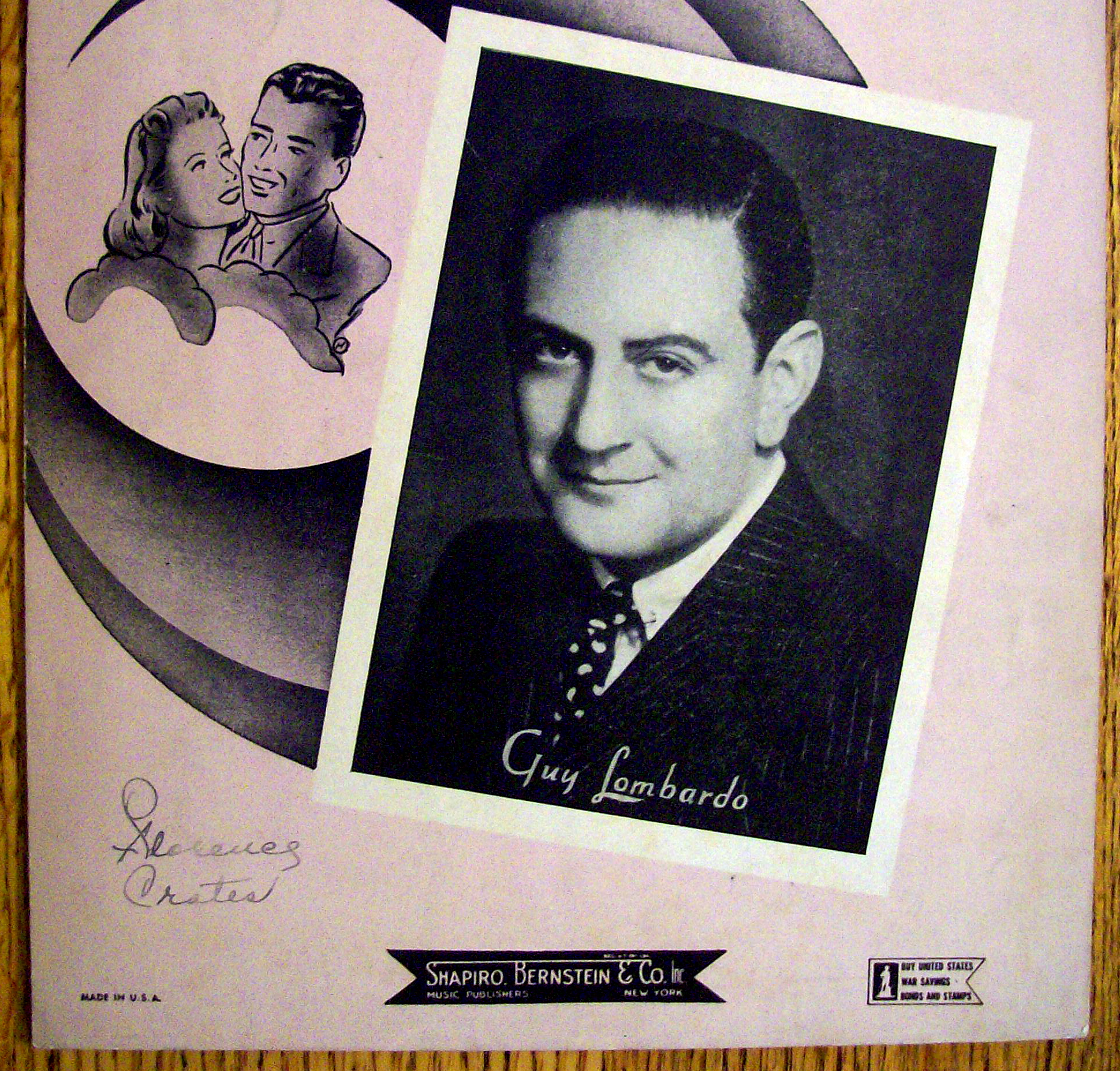 Sheet Music for 1943 For The First Time