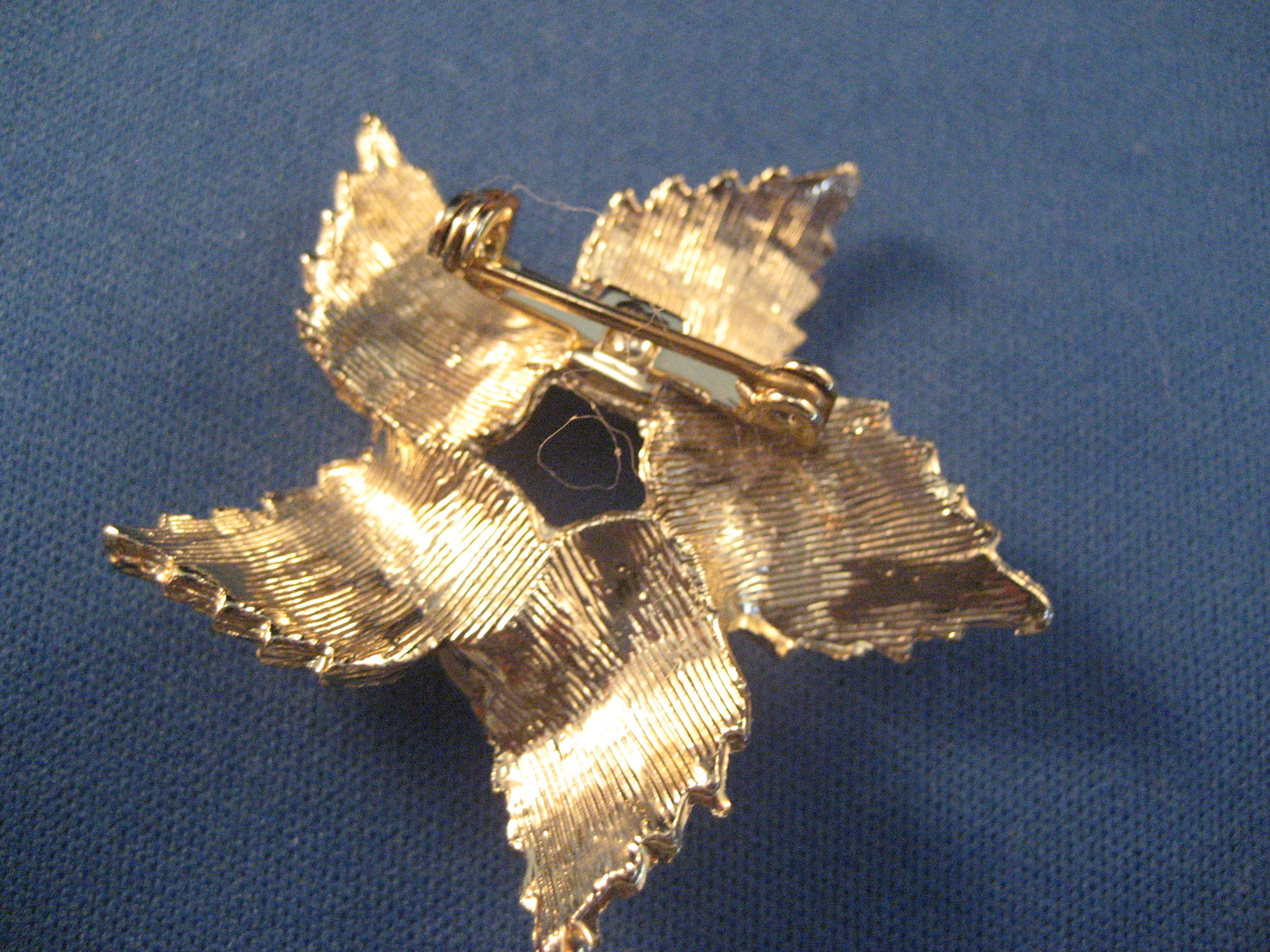 Pearl and Flower Brooch