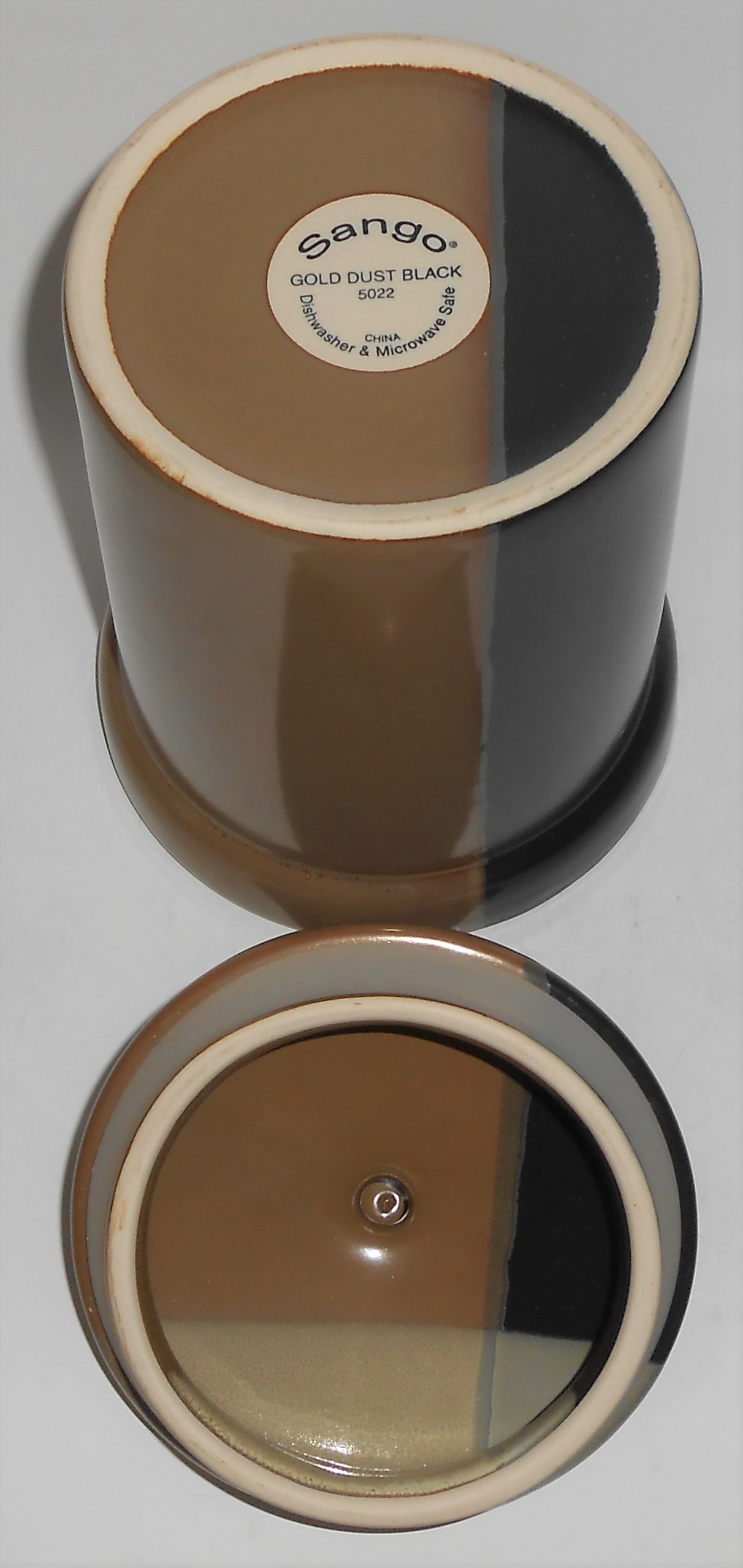Sango China Gold Dust Black Large Canister