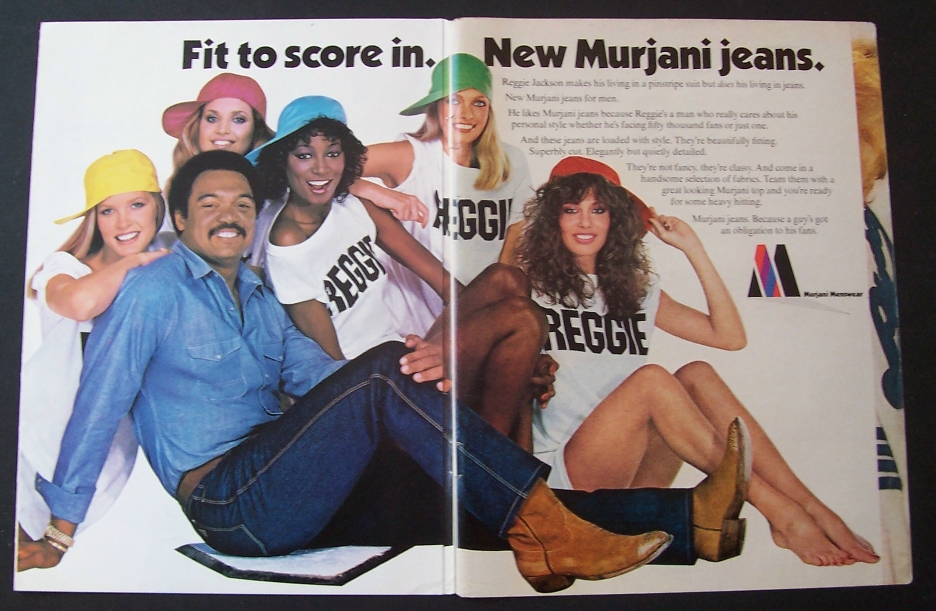 1980 Murjani Jeans with Reggie Jackson